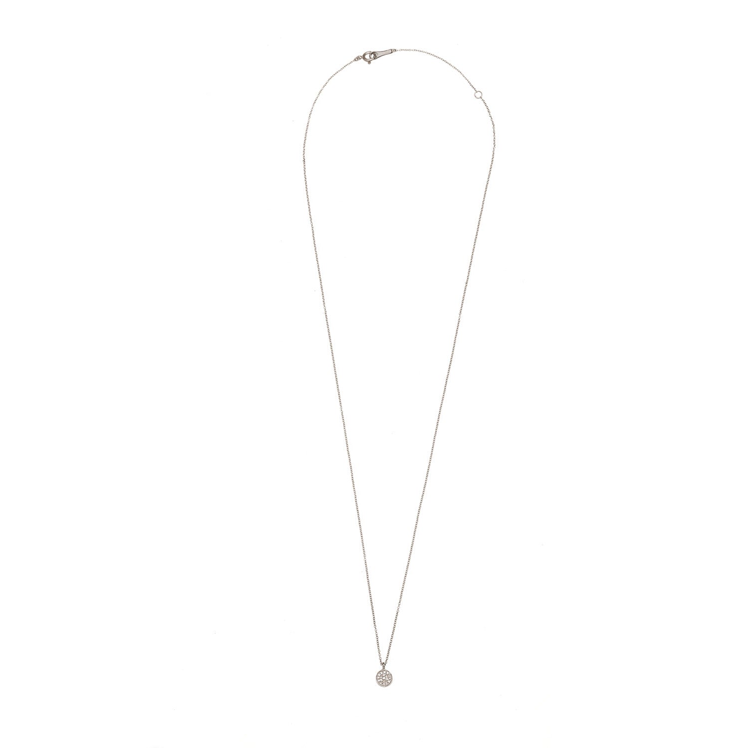 Diamond Circle Necklace