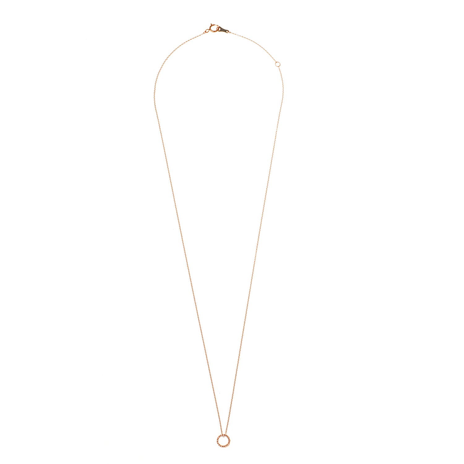 Diamond Circle Necklace