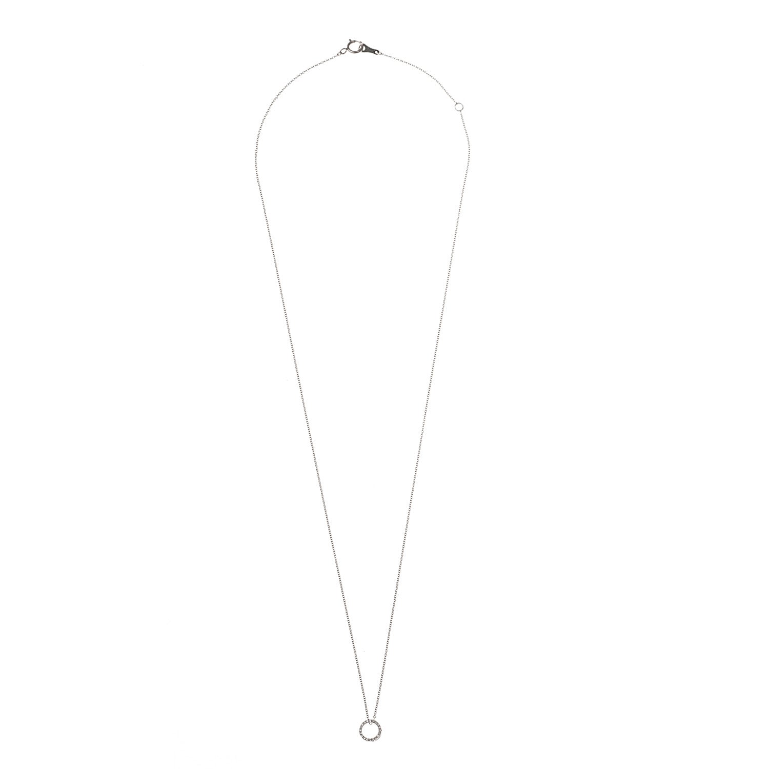 Diamond Circle Necklace