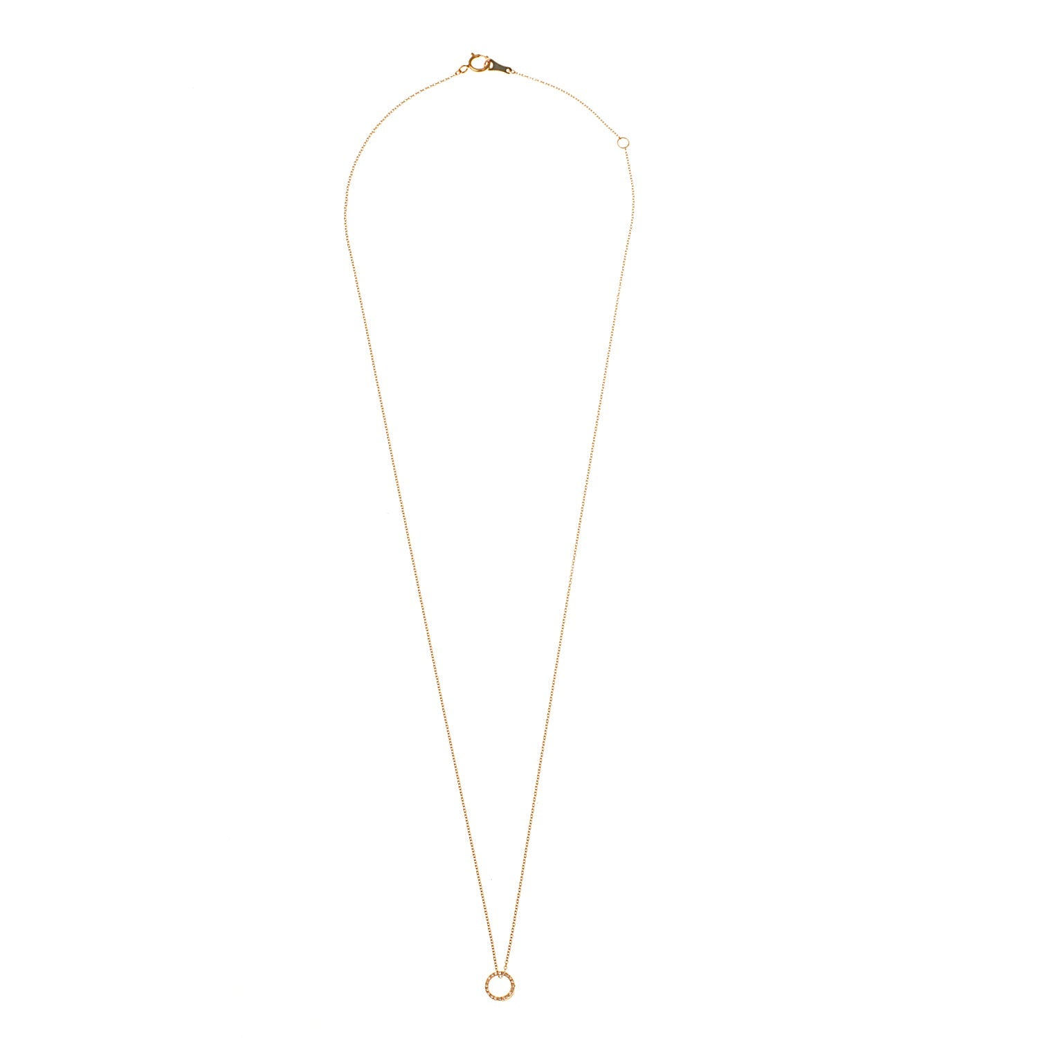 Diamond Circle Necklace