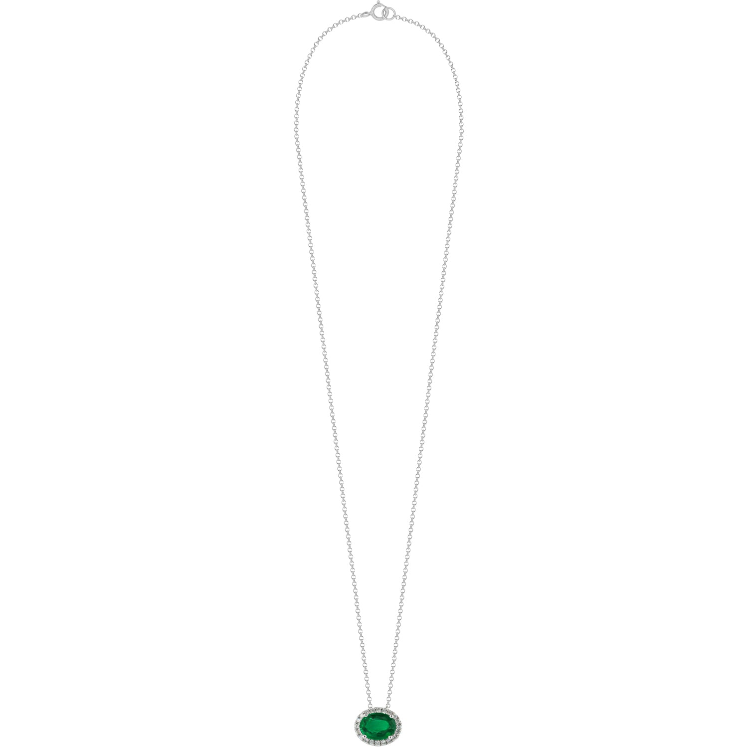Emerald and Diamond Necklace