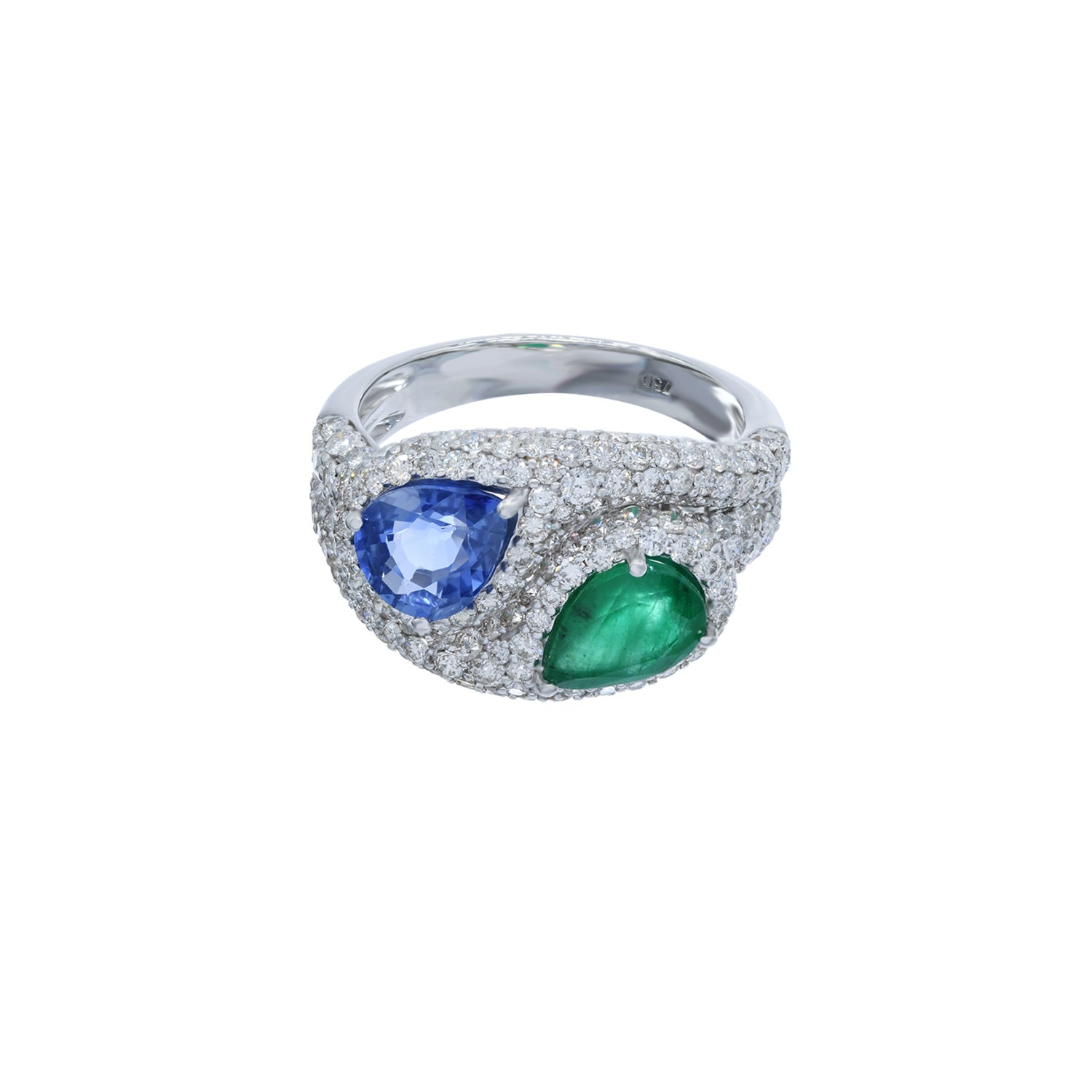 Sapphire Ring. Diamond and sapphire ring. Anatol jewelry. Fine jewelry. Golden Hall. Kifissia. Vivid blue sapphire. Fine jewelry. Ring. Engagement ring. Royal blue ring. Athens. Δαχτυλίδι με διαμάντια. Δαχτυλίδι με μπλε ζαφείρι. Δαχτυλίδι κόσμημα. Καλό δαχτυλίδι. Κοσμήματα. Emerald Ring. Diamond and emerald ring.