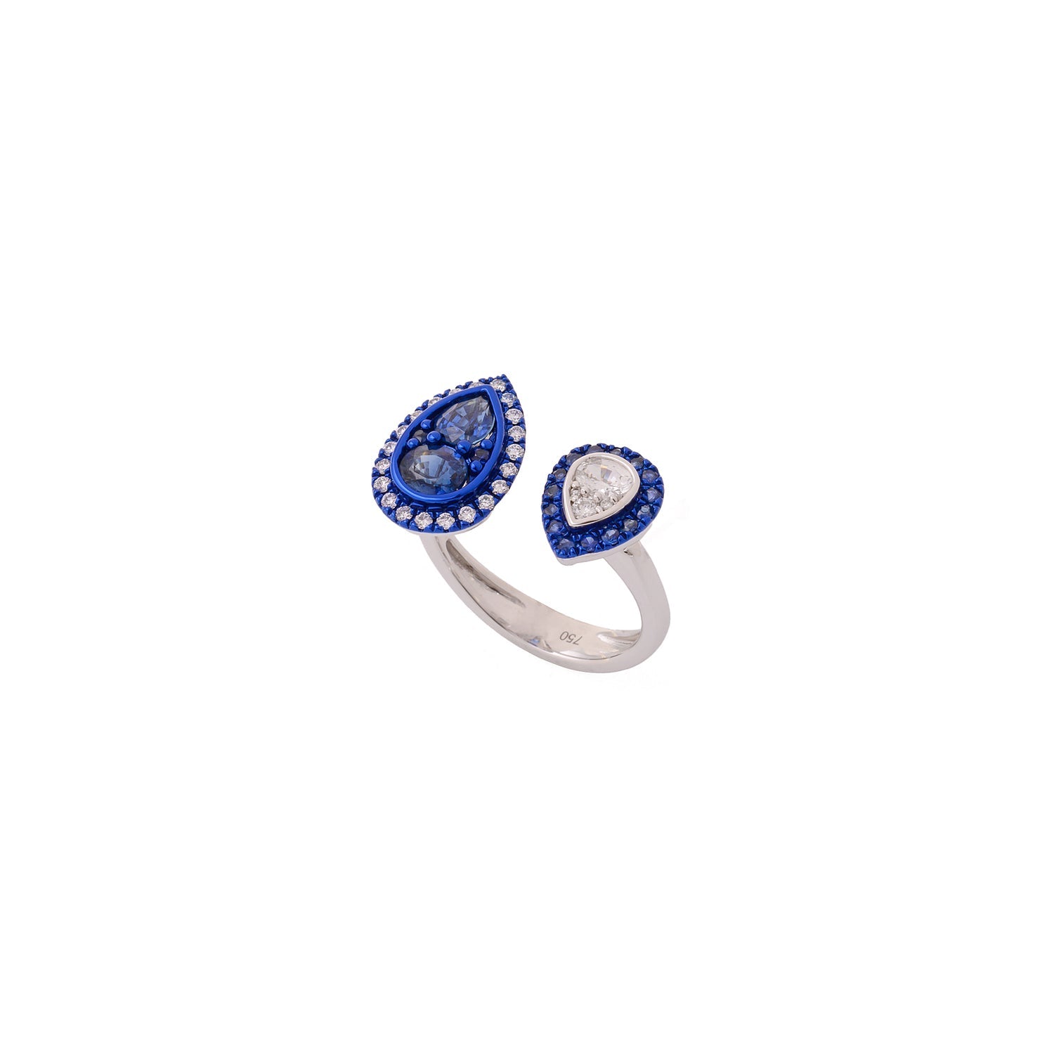 Sapphire Ring. Diamond and sapphire ring. Precious stone ring. High end ring. Anatol jewelry. Fine jewelry. Golden Hall. Kifissia. Vivid blue sapphire. Fine jewelry. Ring. Engagement ring. Royal blue ring. Athens. Δαχτυλίδι με διαμάντια. Δαχτυλίδι με μπλε ζαφείρι. Δαχτυλίδι κόσμημα. Καλό δαχτυλίδι. Κοσμήματα.