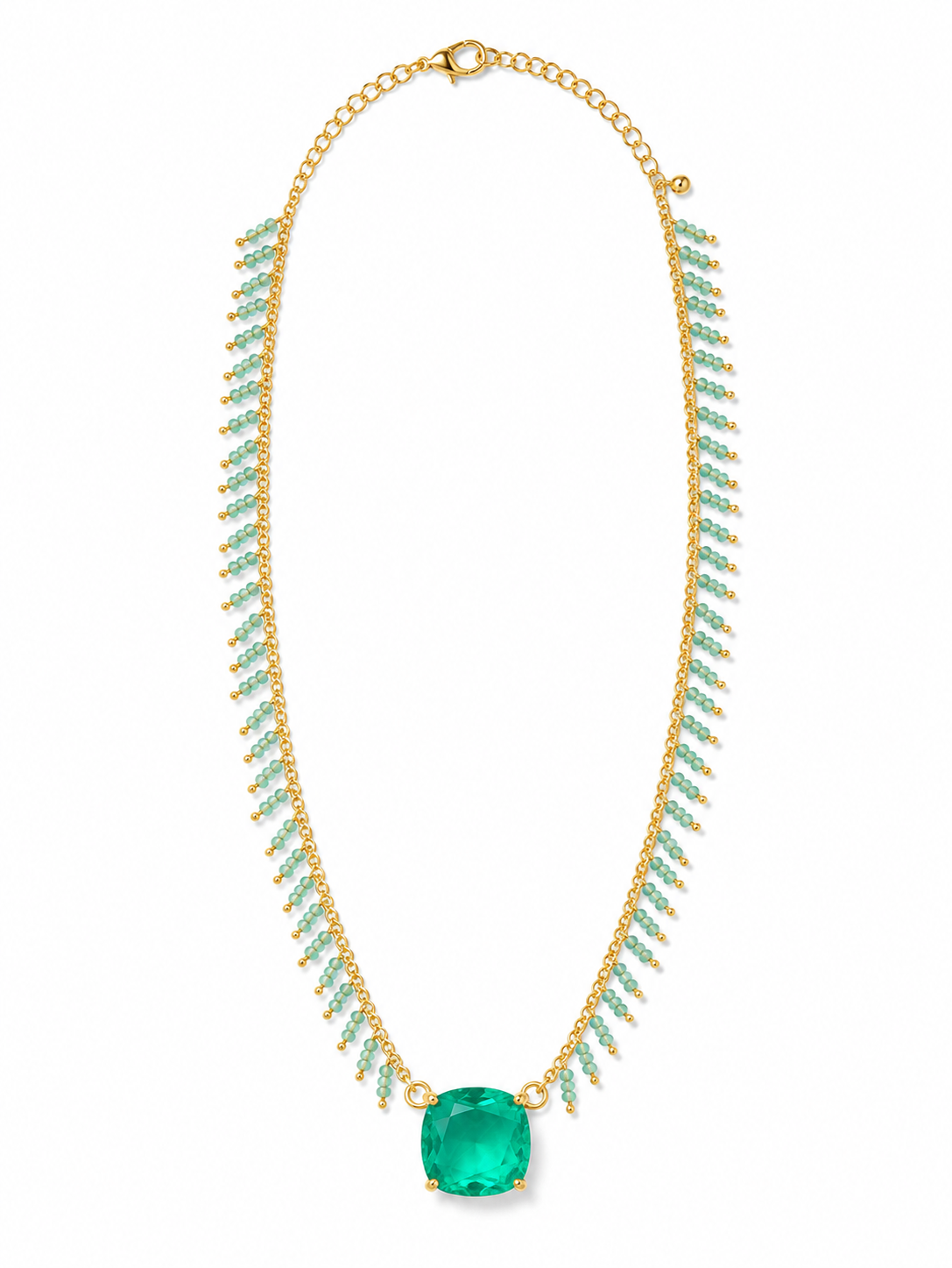 Round Green Jade