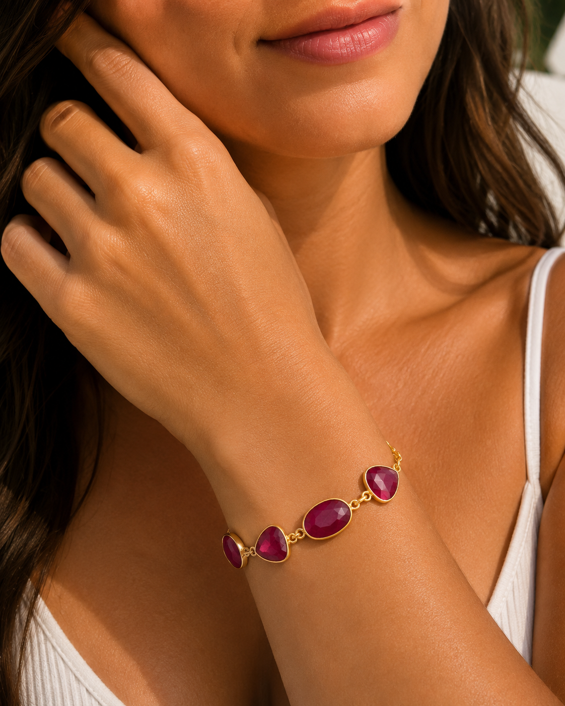 Natural Ruby Bracelet