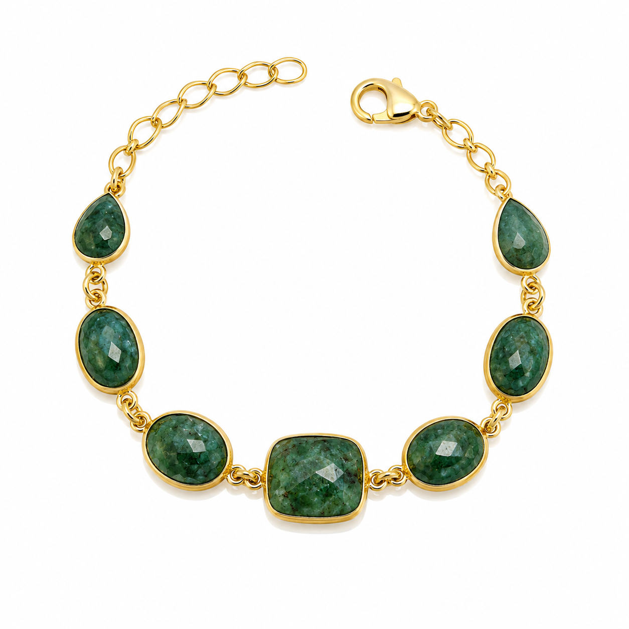Emerald Chain Bracelet