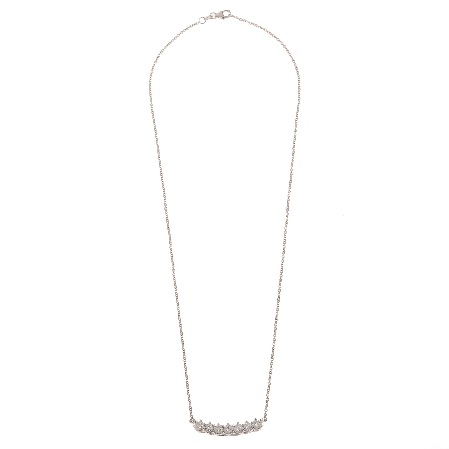 Diamond Bar Necklace
