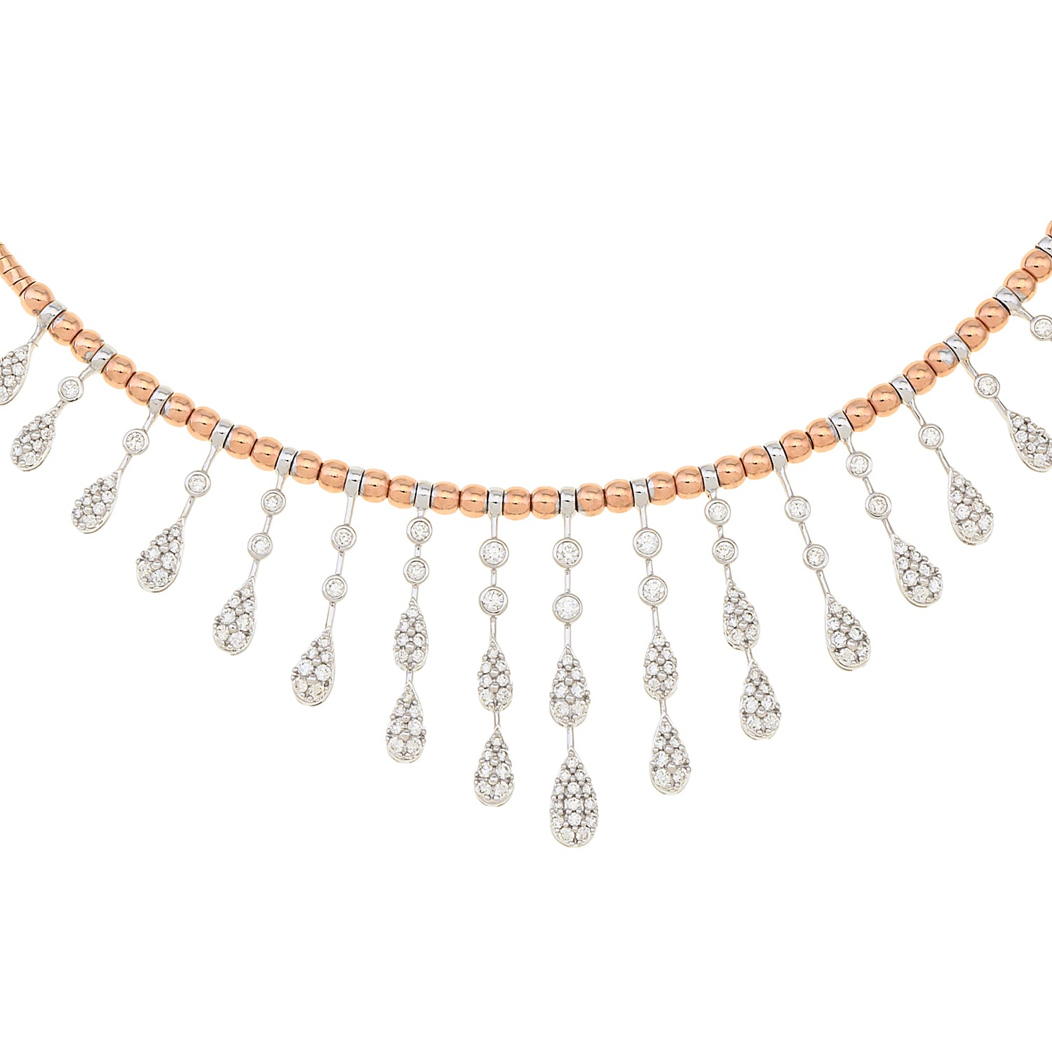 Diamond Rain Drop Choker