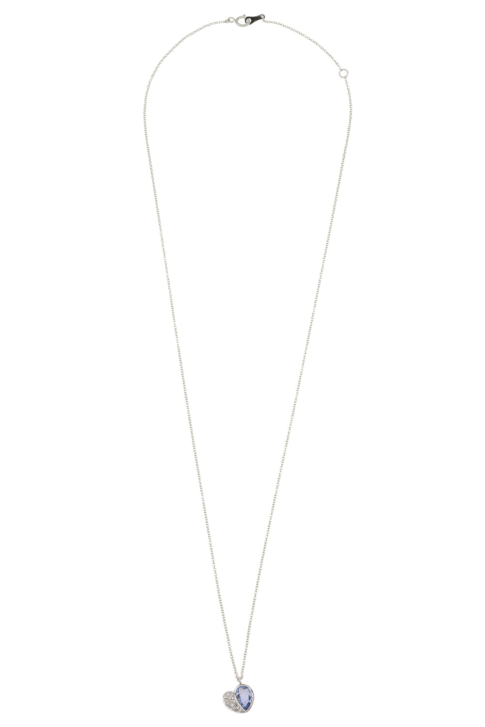 Half Diamond Heart necklace