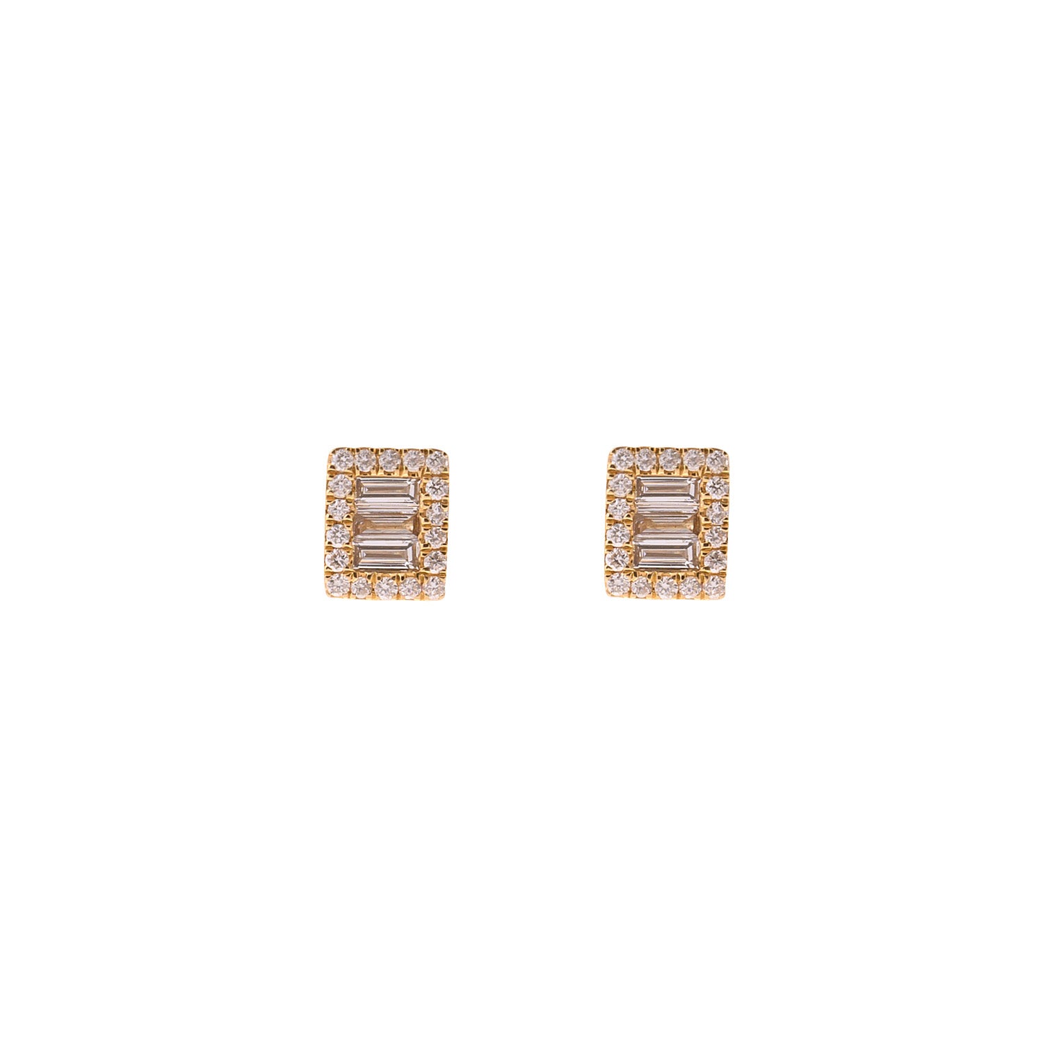 Baguette Diamond  Earrings