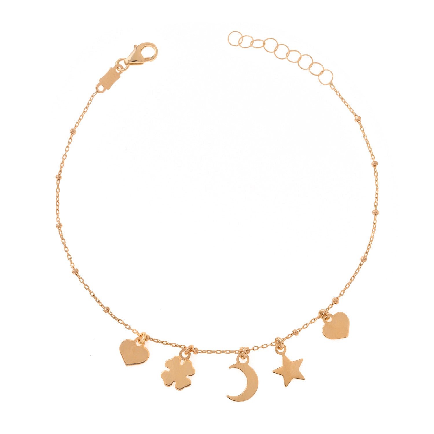 Gold Charm Bracelet
