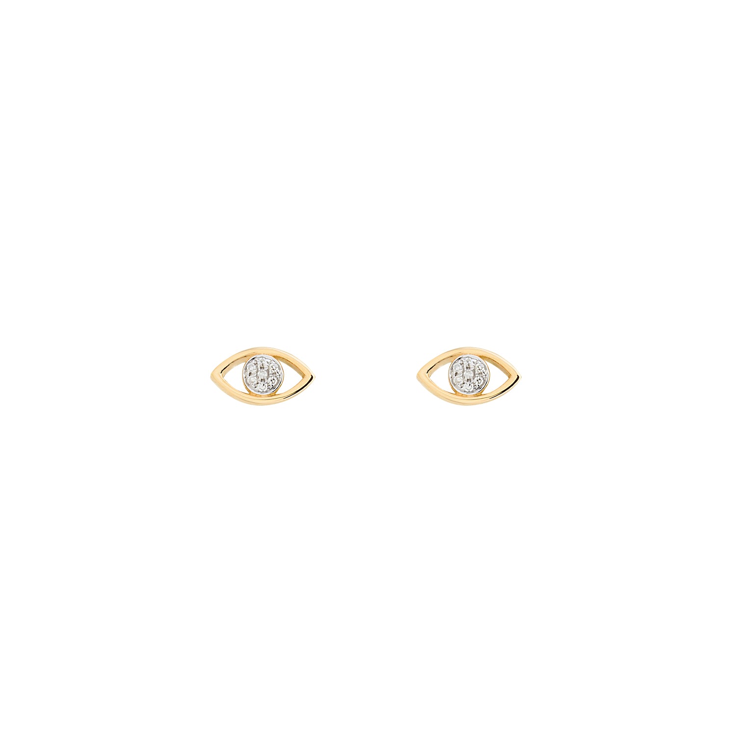 Stud Evil Eye Earrings