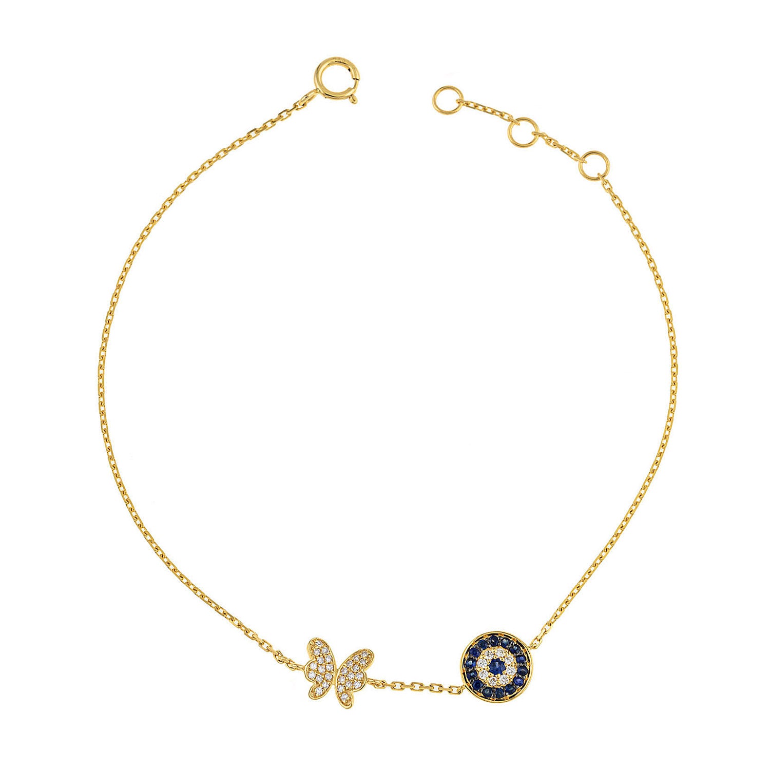Eye and Butterfly Bracelet