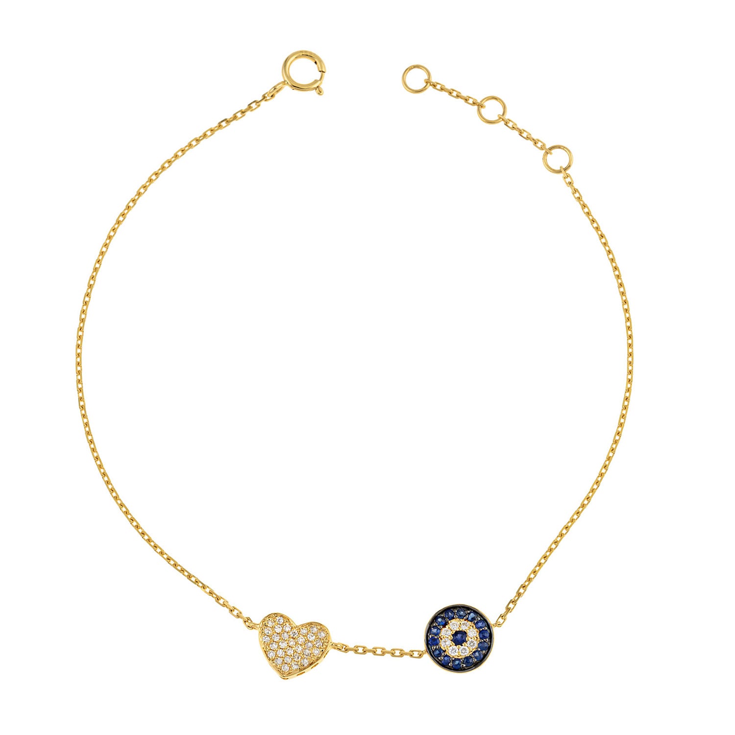 Eye and Heart Bracelet