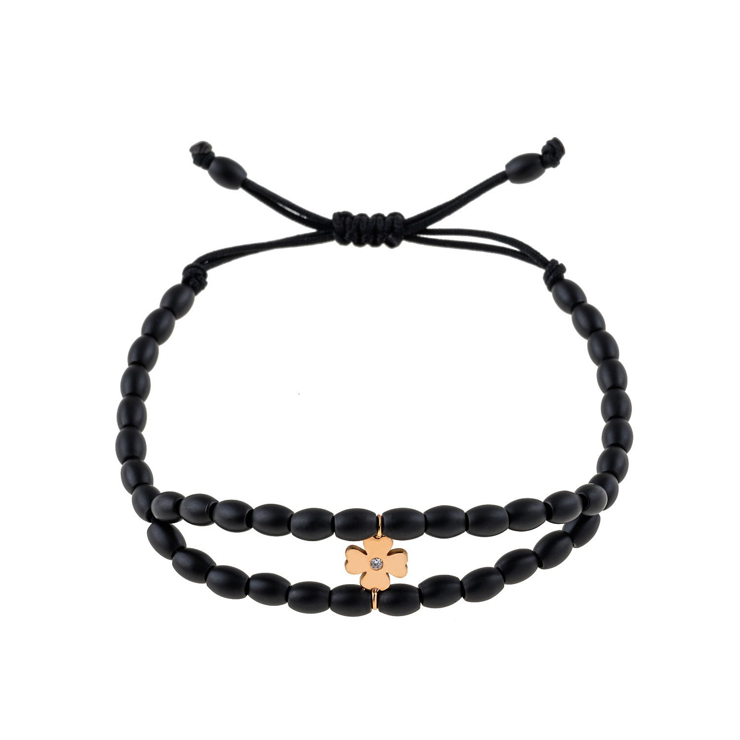 4Leaf Black Ceramic Bracelet