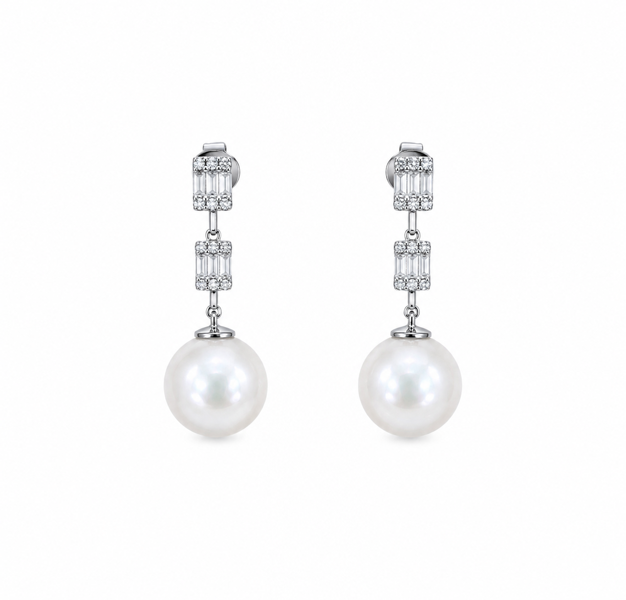 Baguette Drop Pearls