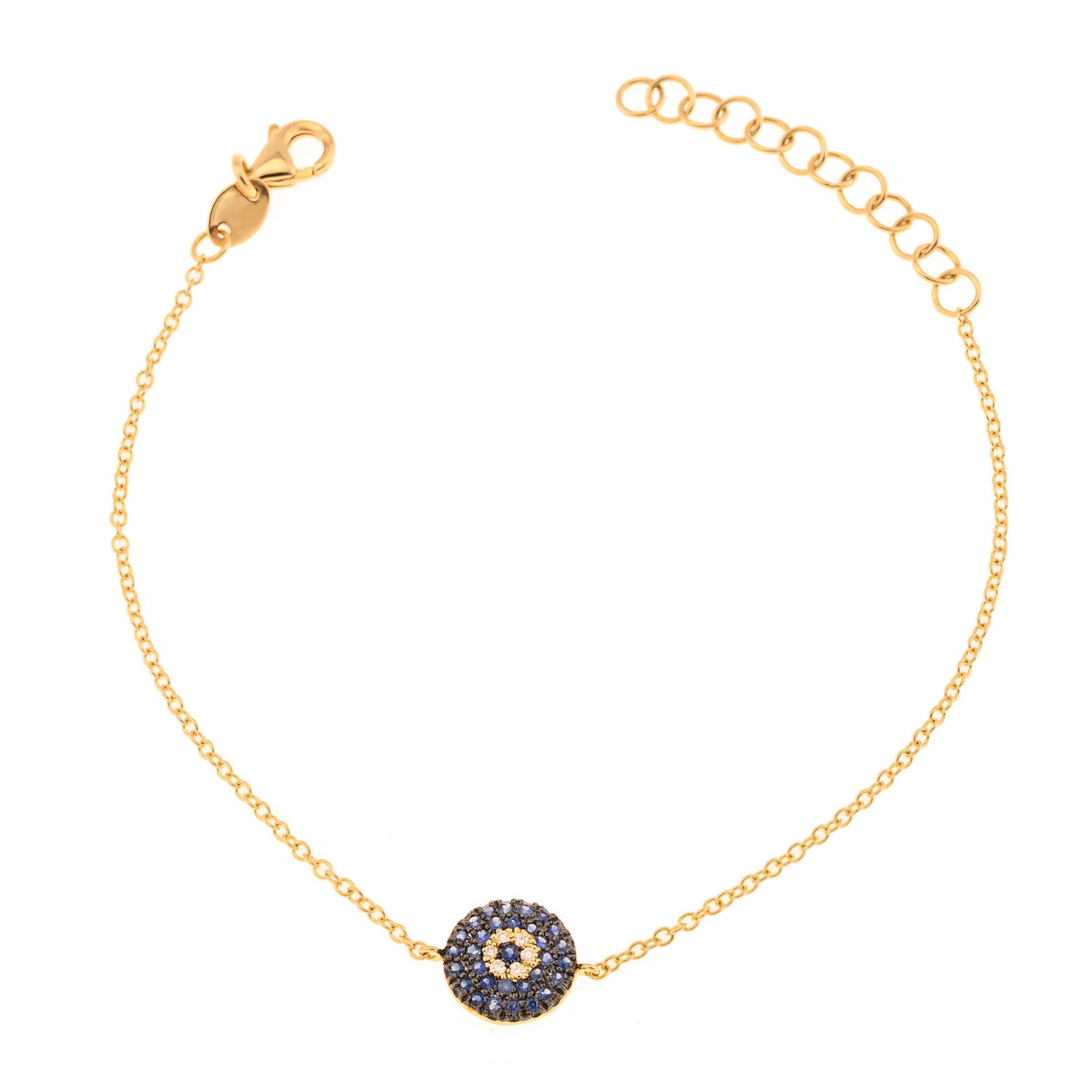 Sapphire and Diamond Eye Bracelet