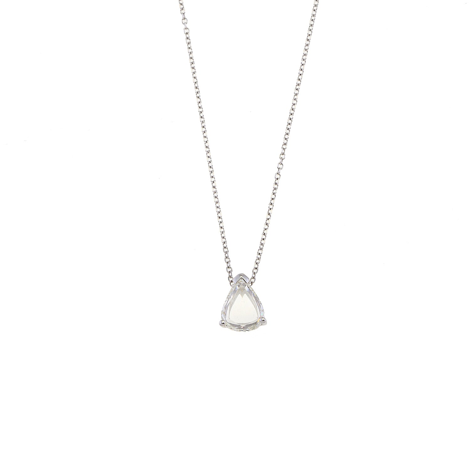 Rose Cut Diamond Necklace