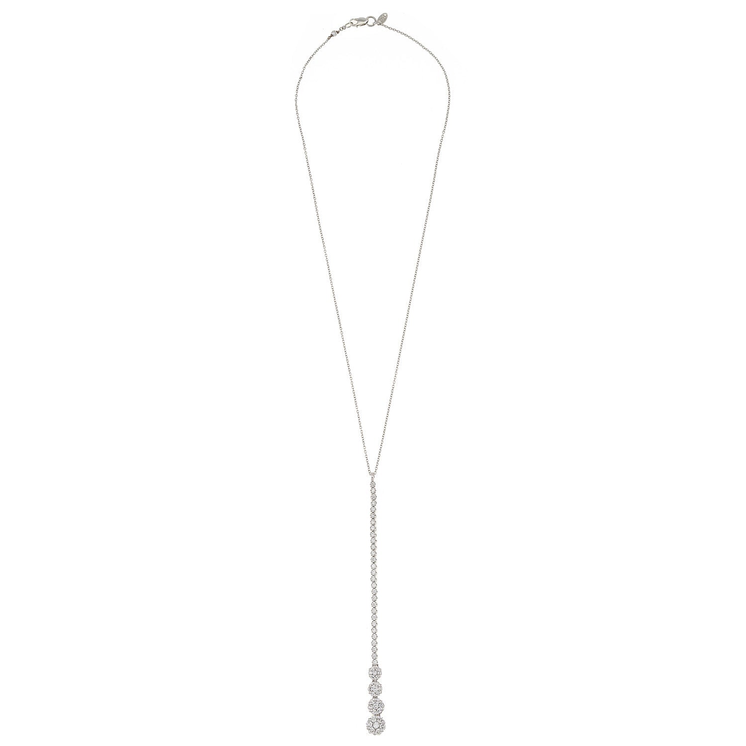 Tie Diamond Necklace
