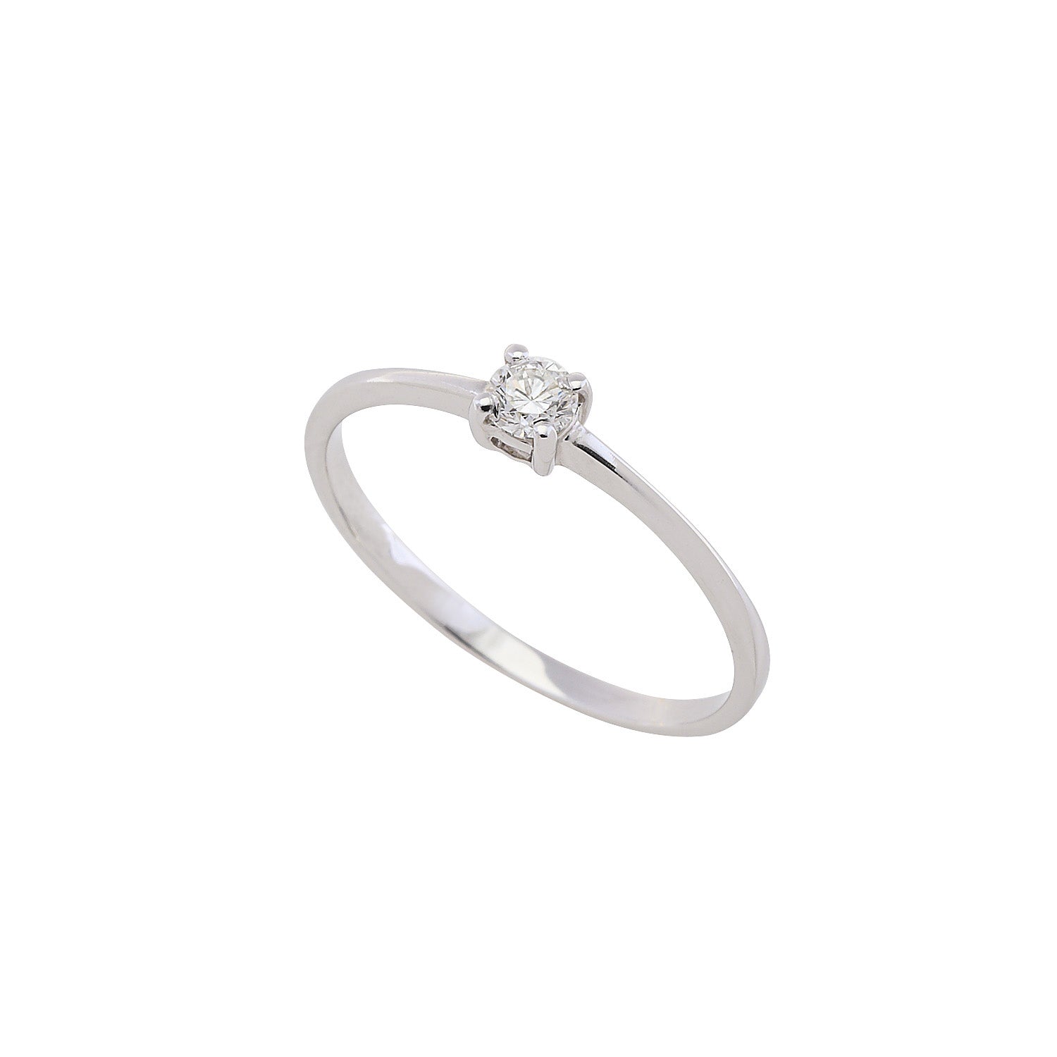 0.14ct Solitaire Engagement Ring
