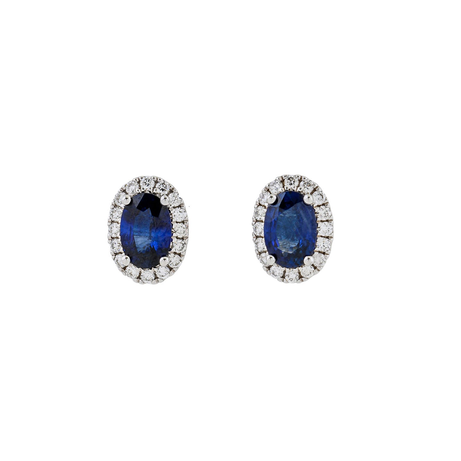 Sapphire Diamond Earrings