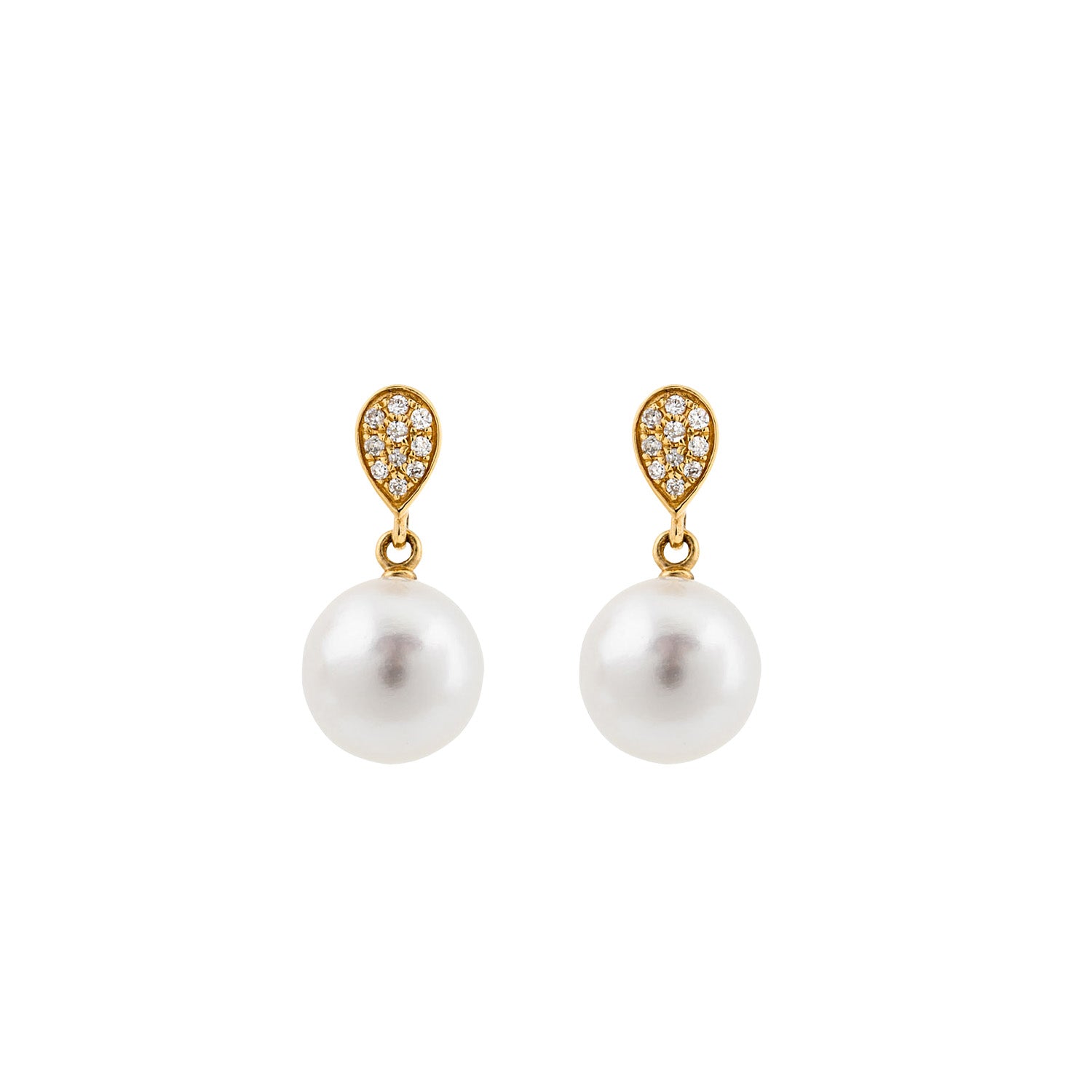 Diamond and Pearl Earring