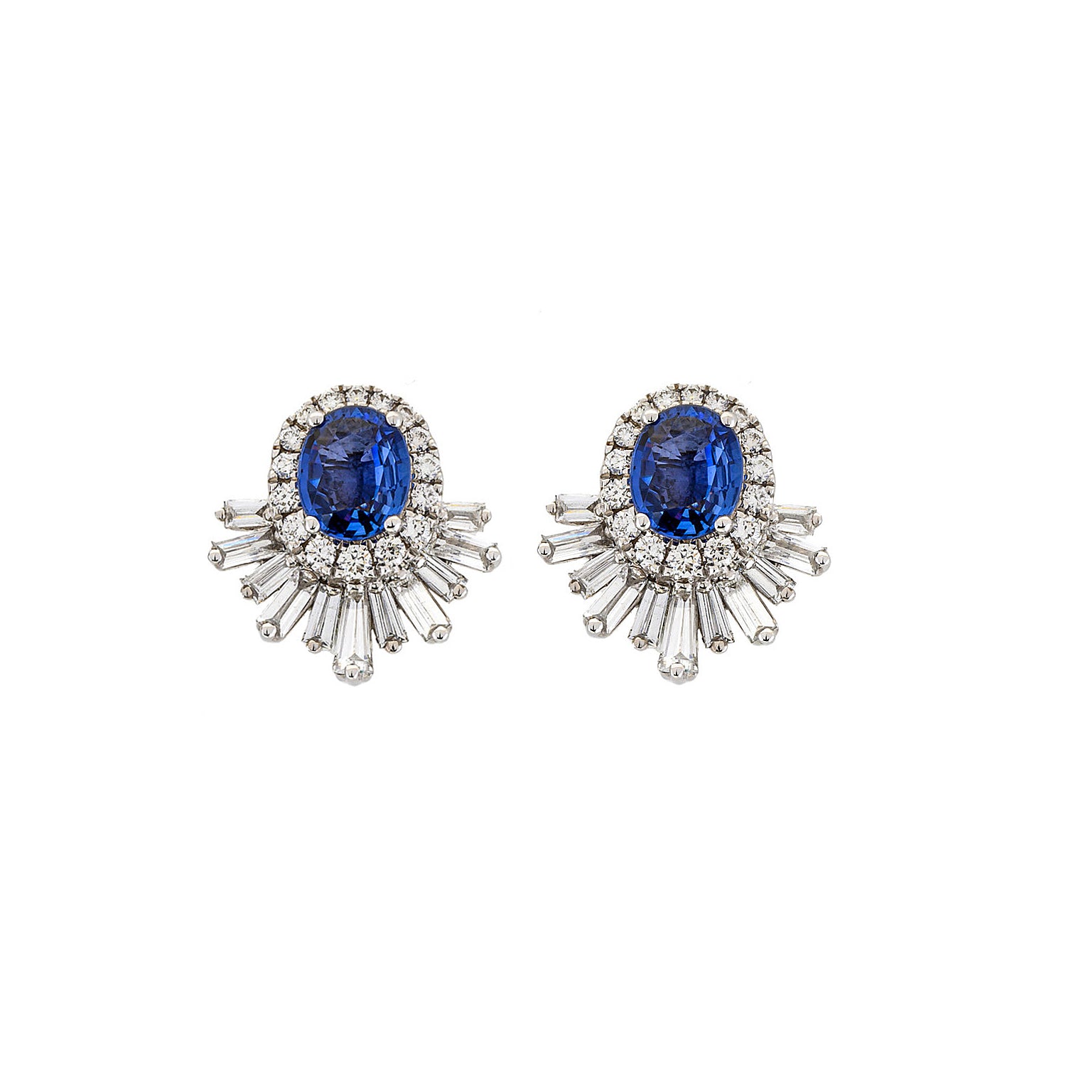 Sapphire Light Earring