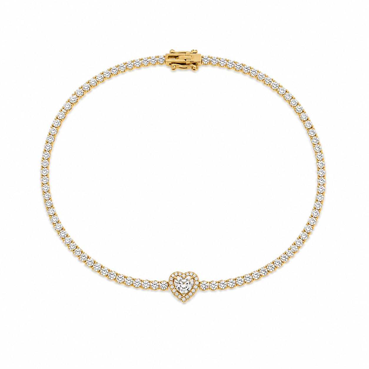 Heart Tennis bracelet