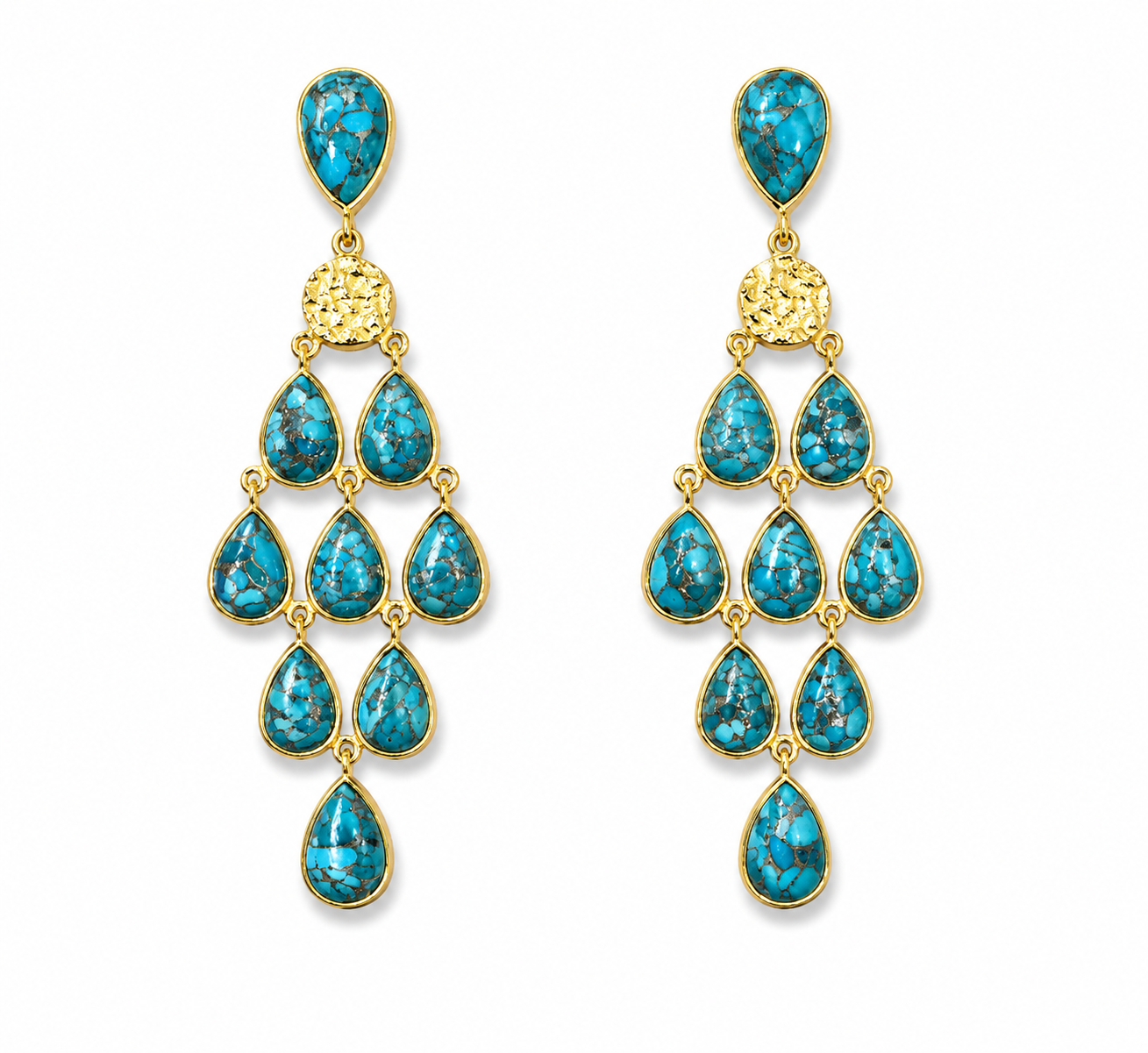Turquoise Chandeliers