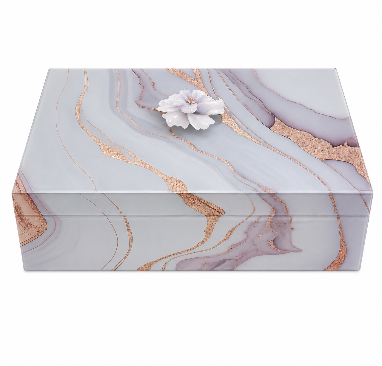 Cyan Flower Box