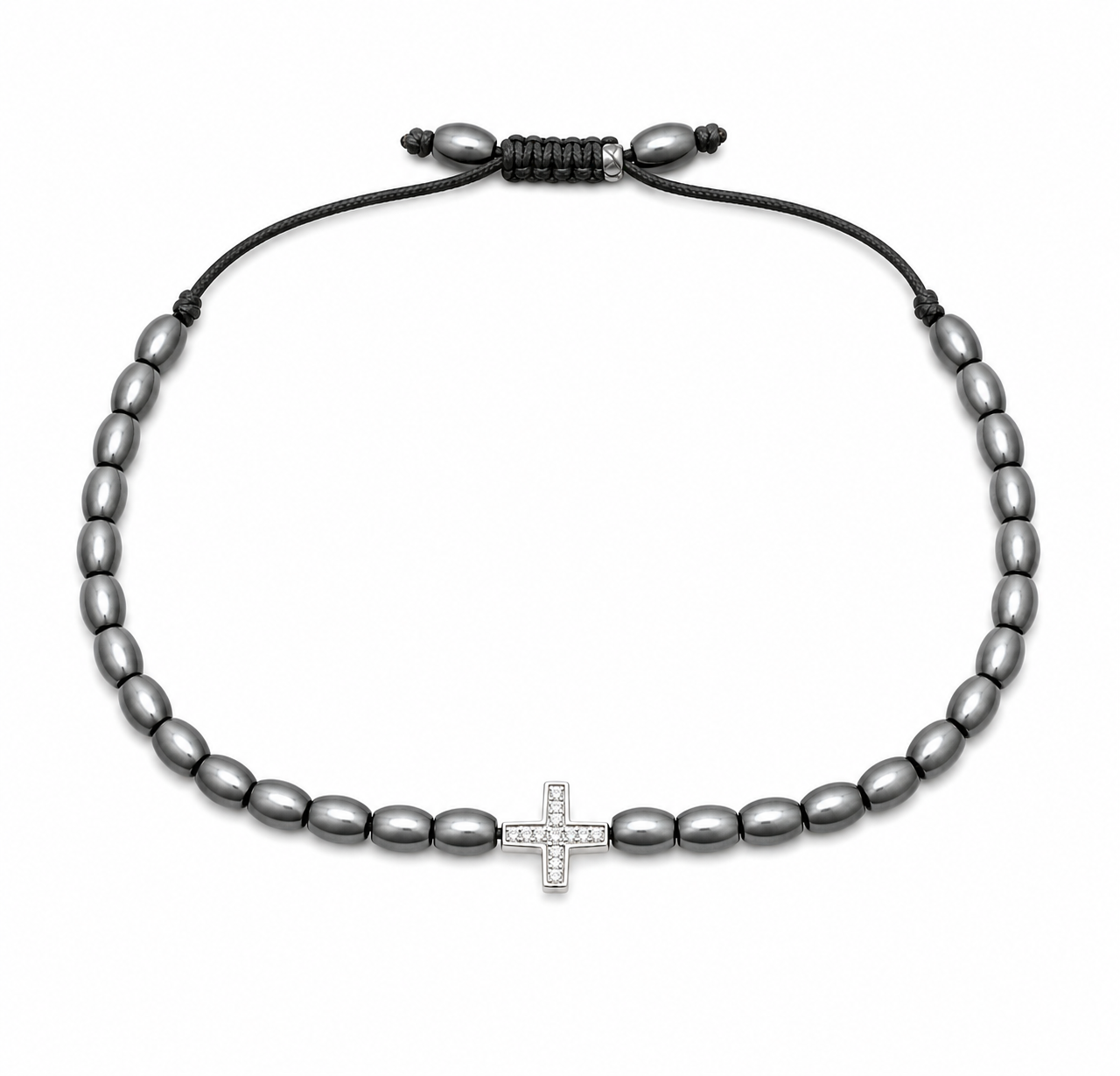 Diamond Cross Bracelet