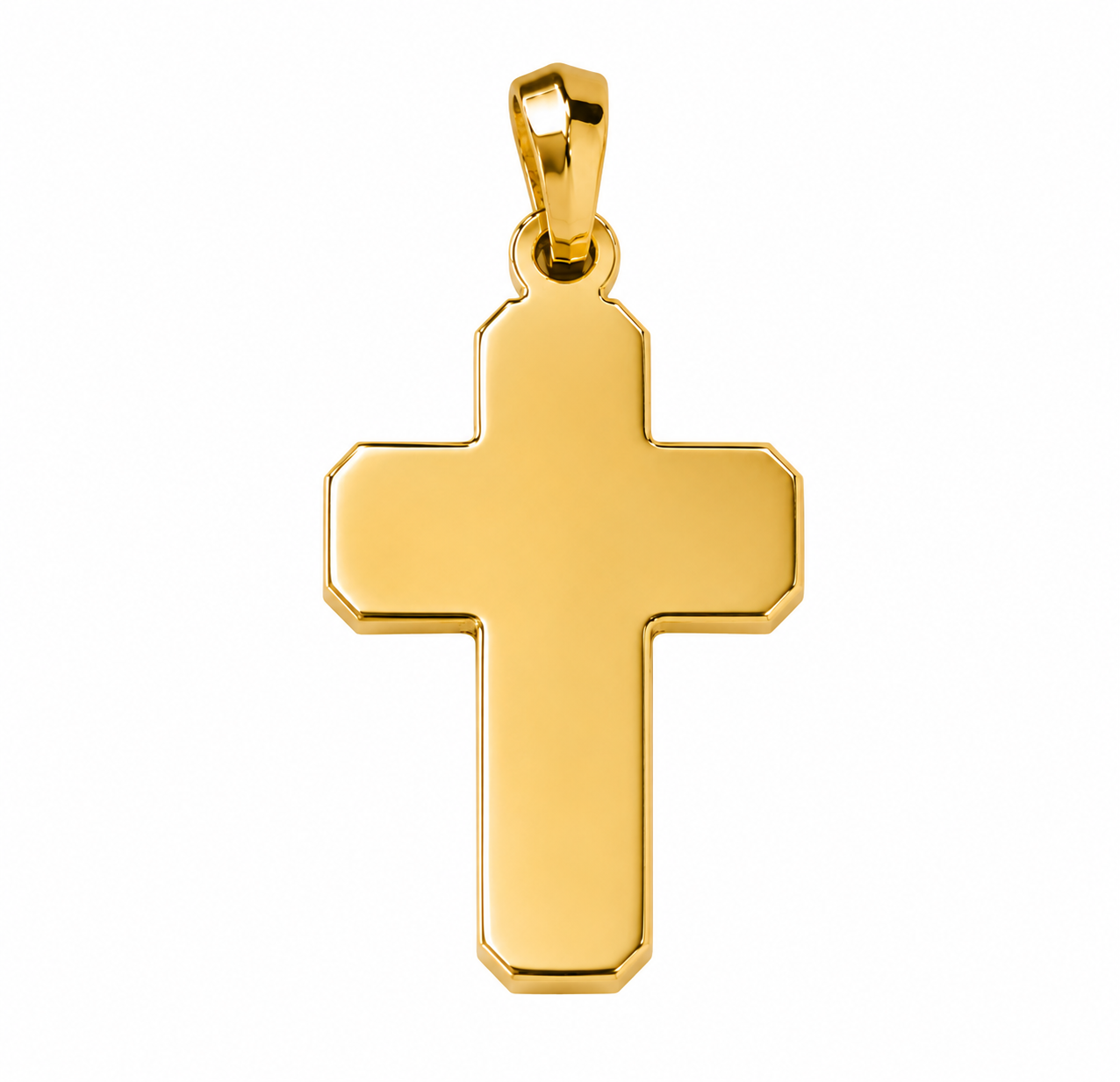 Squared Gold Cross