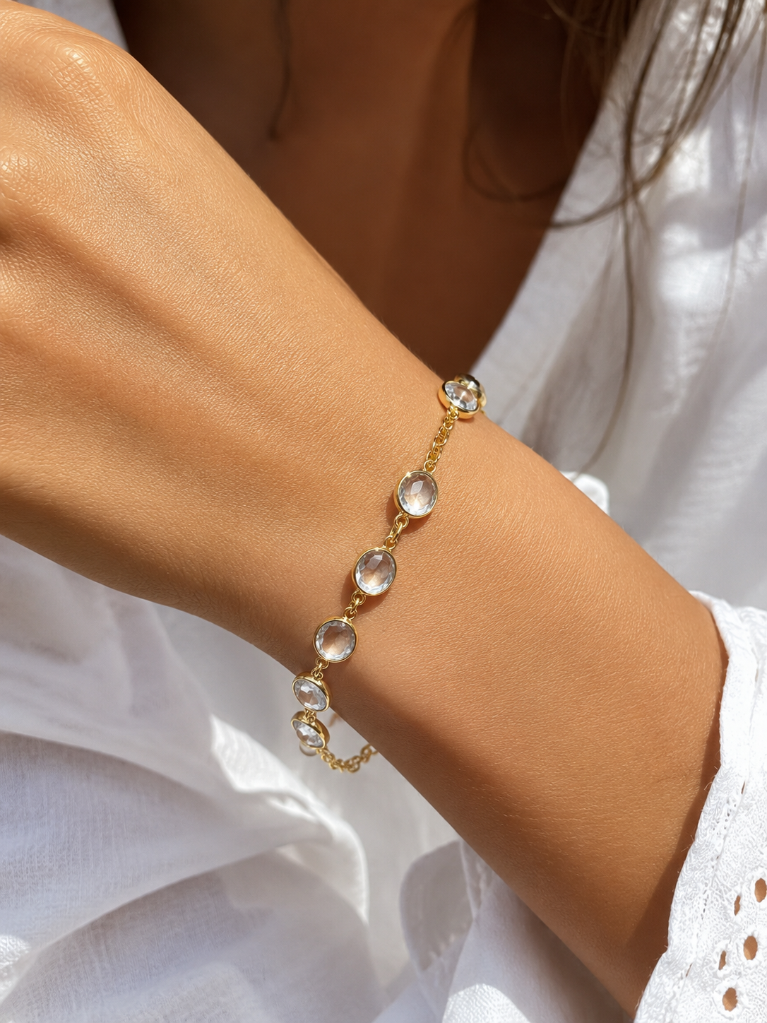 Green Amethyst Bracelet