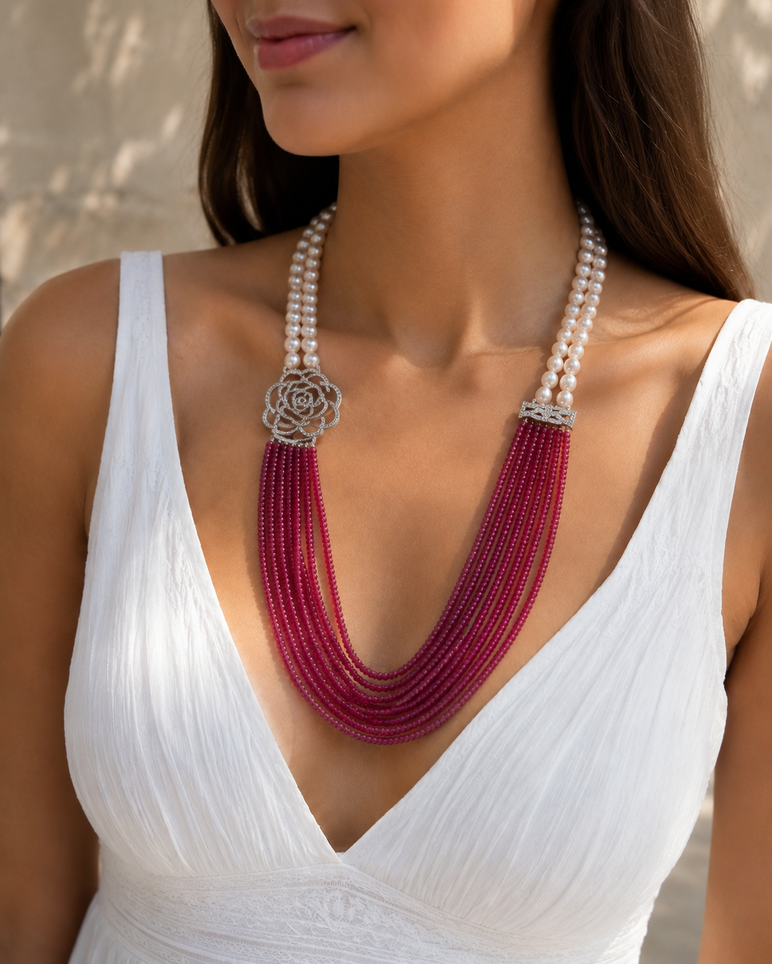 Fuchsia Elegance Necklace