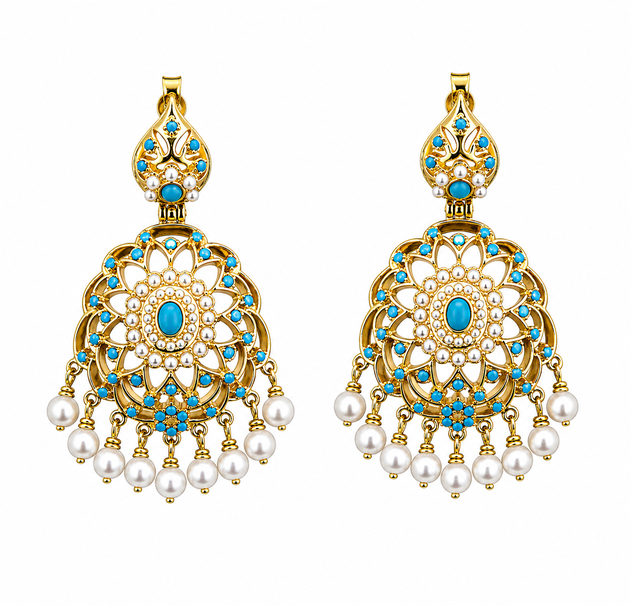 Mediterranean Chandelier Earrings