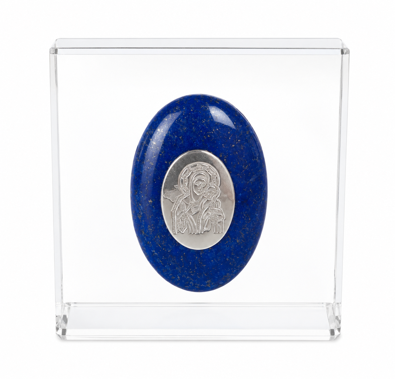 Lapis Holy Mary Icon