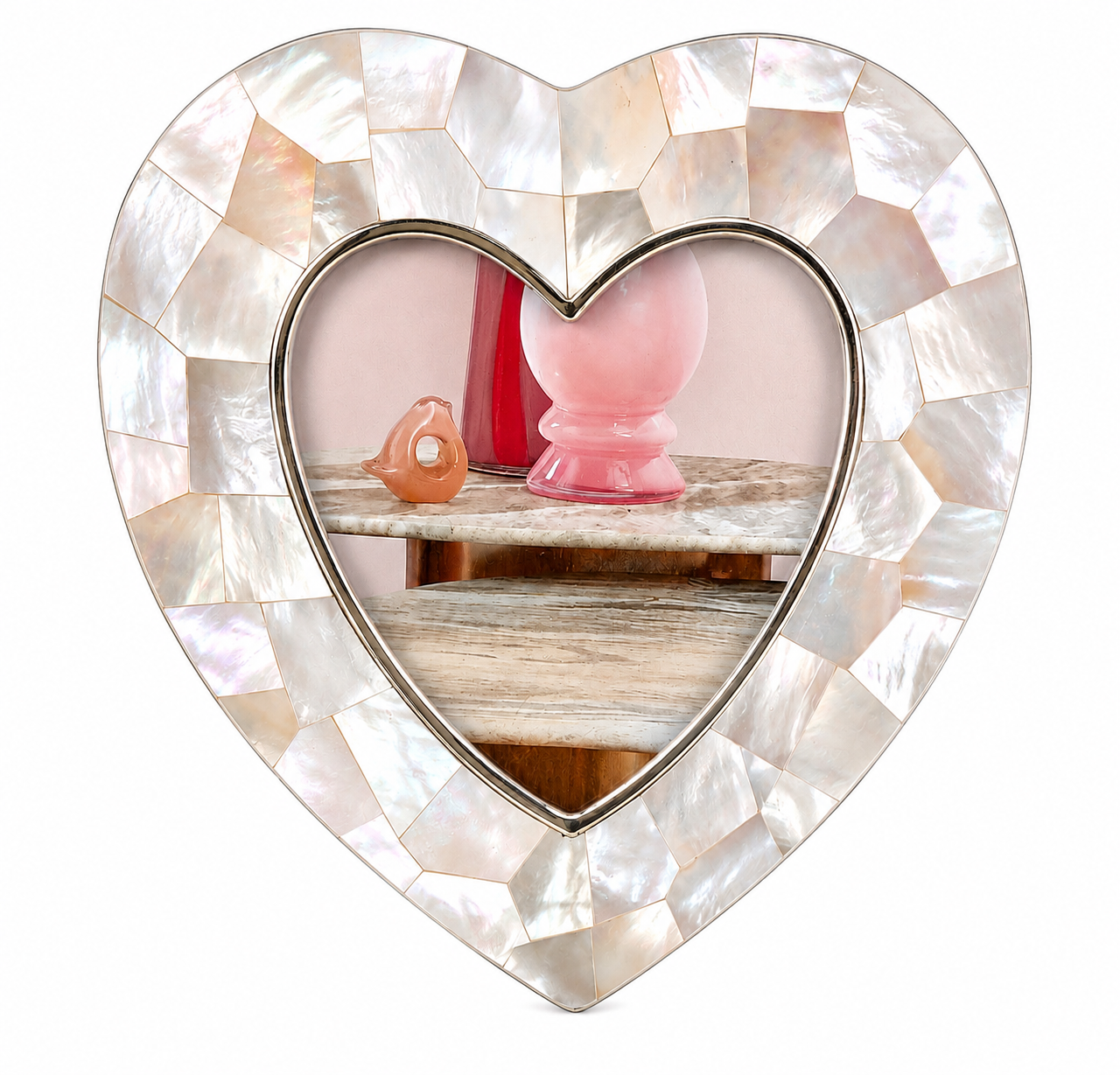 Mother Of Pearl Heart Frame