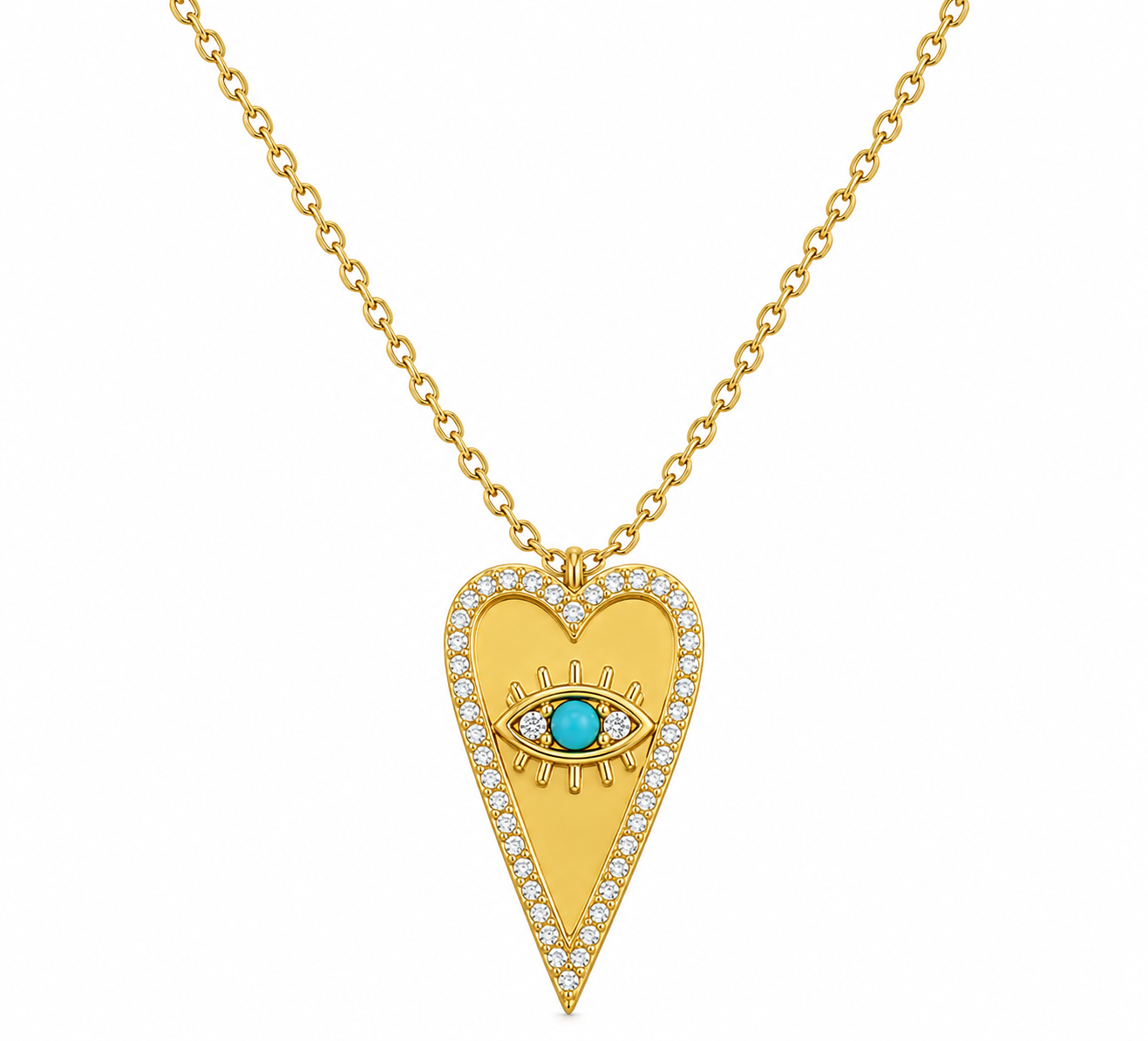 Eye Heart Necklace