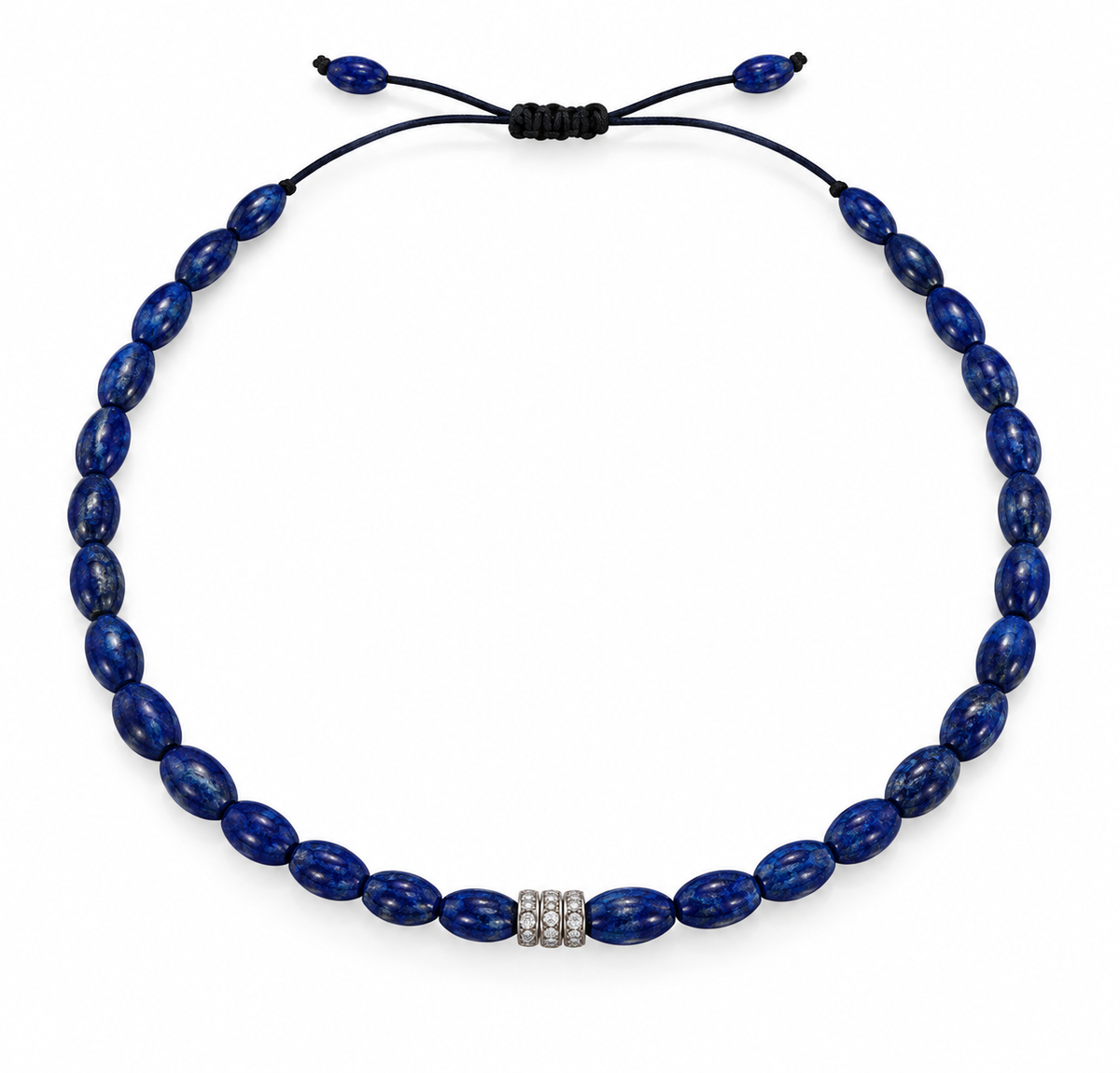Lapis Diamonds Bracelet