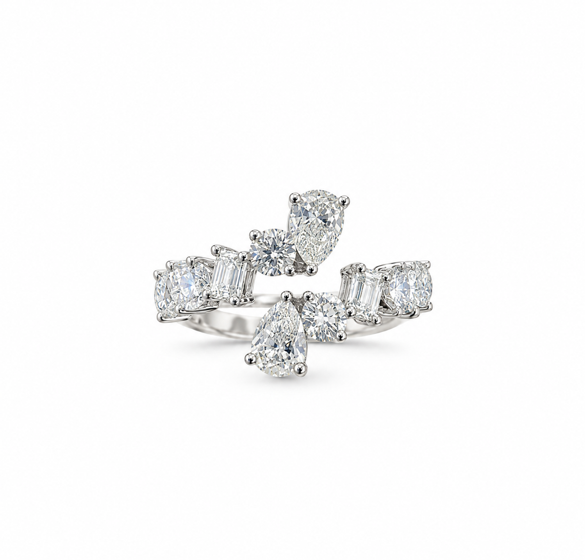 Multi Cut Diamond Ring