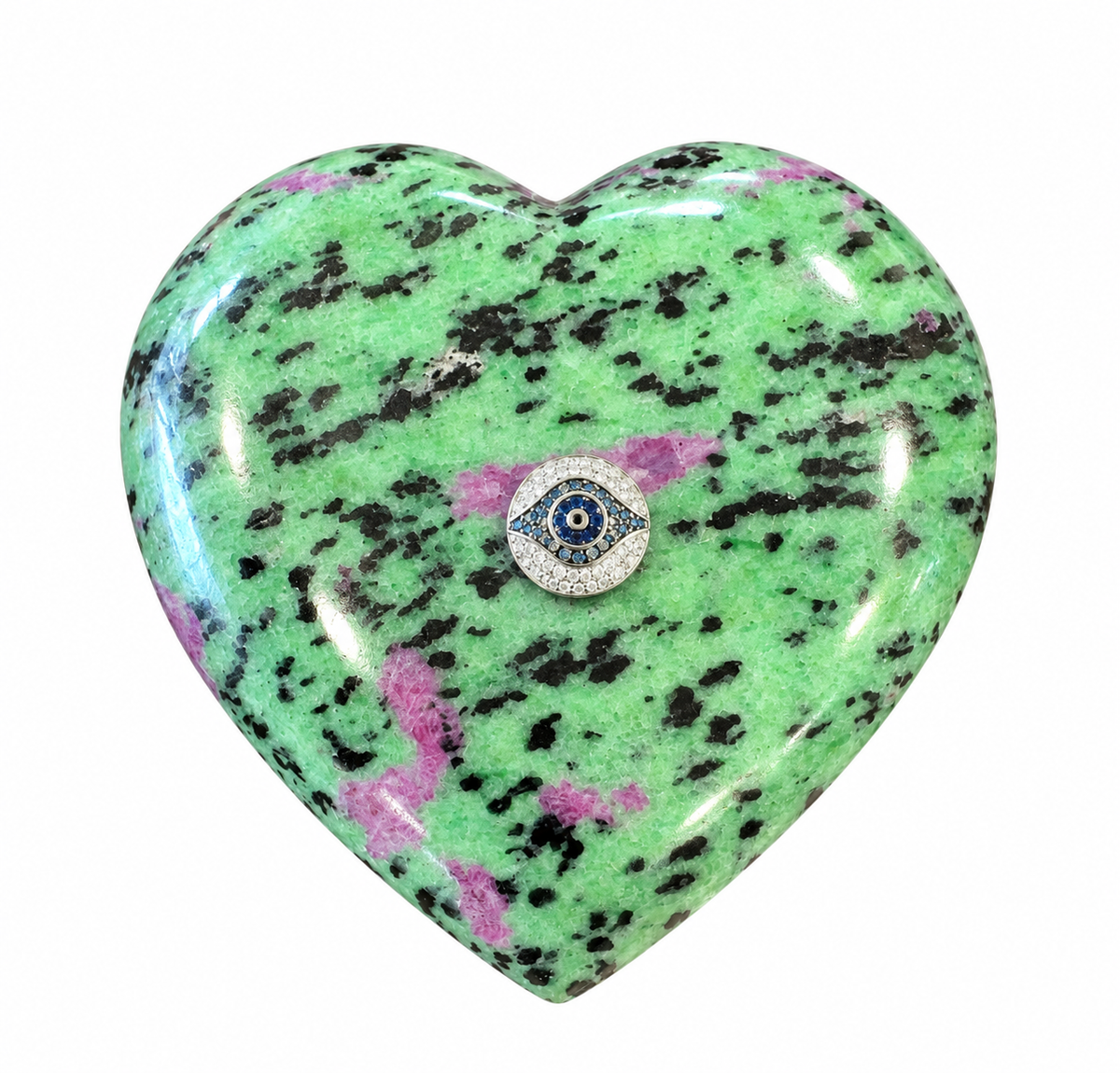 Ruby Zoisite Heart