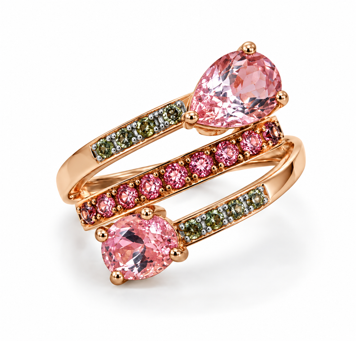 Morganite Royal Ring