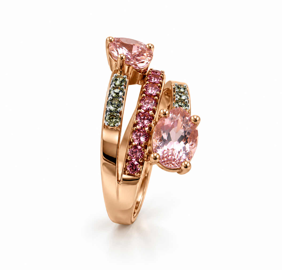 Morganite Royal Ring