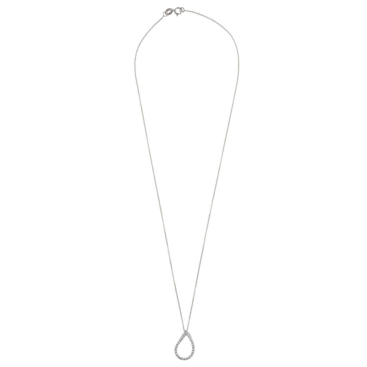 Pear shaped Diamond Necklace