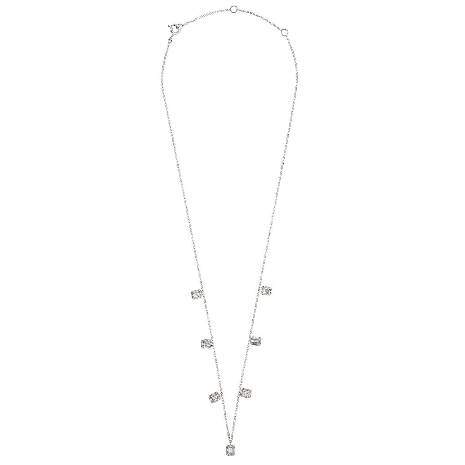 Baguette diamond charms