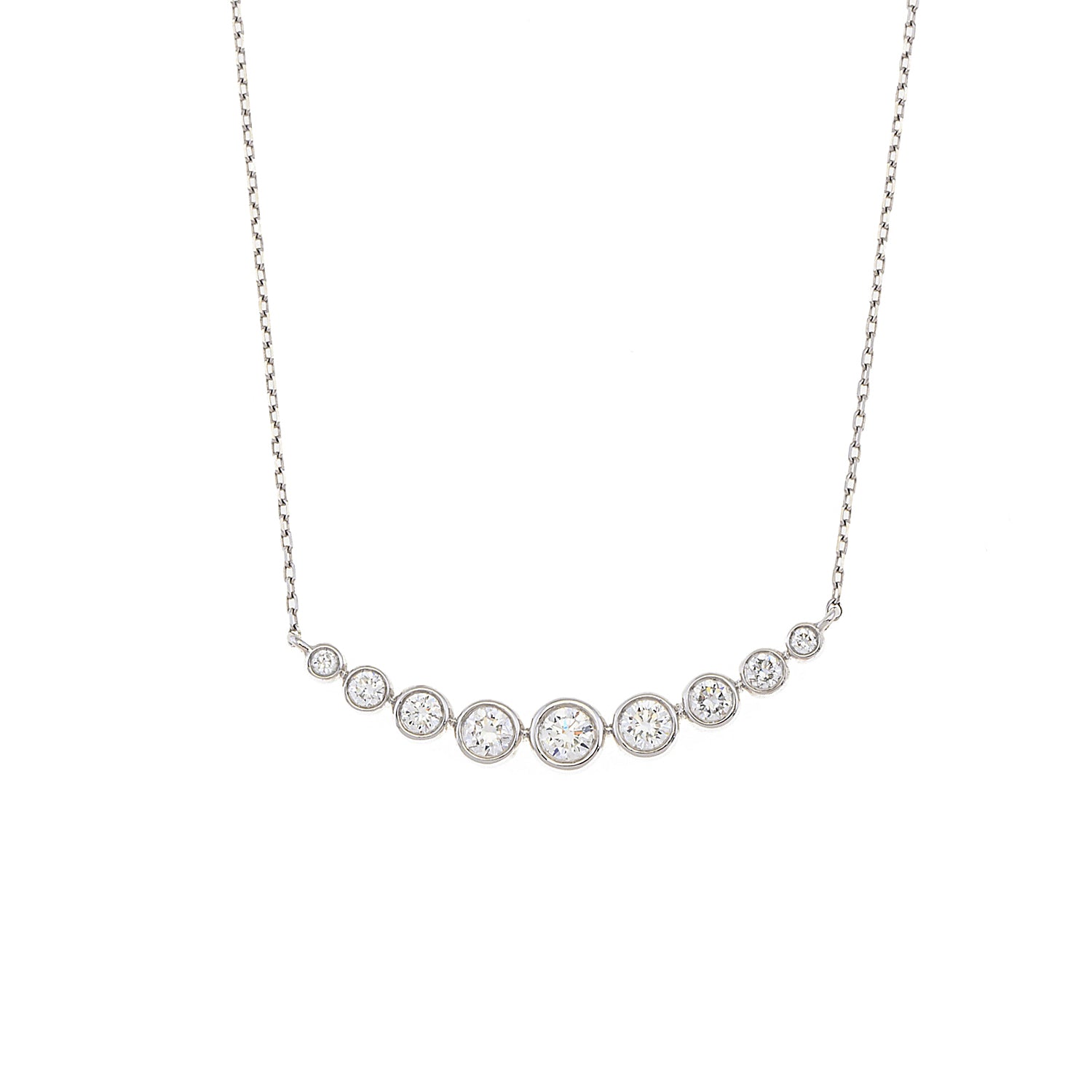Diamond Bar Necklace