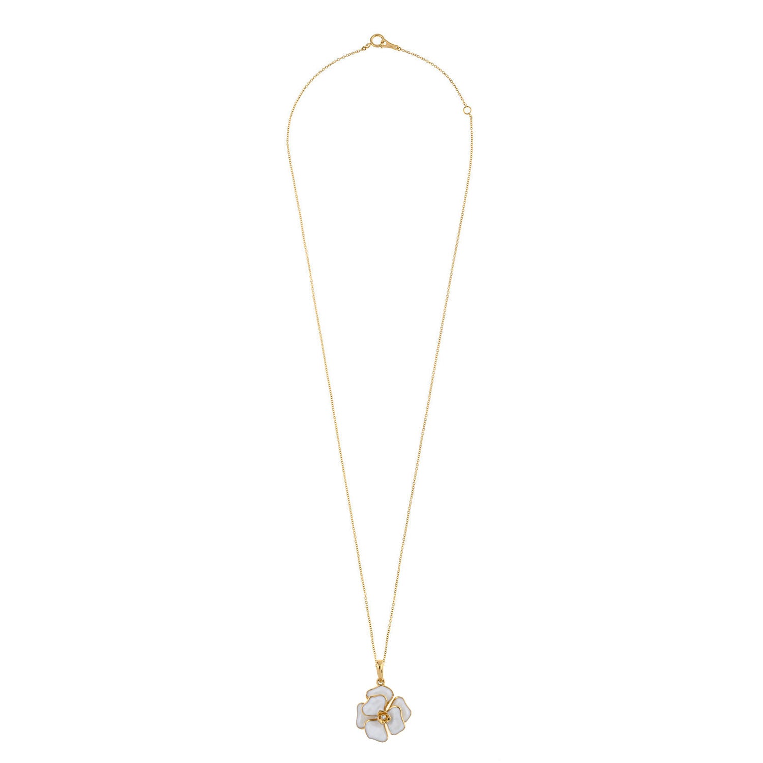 White flower necklace