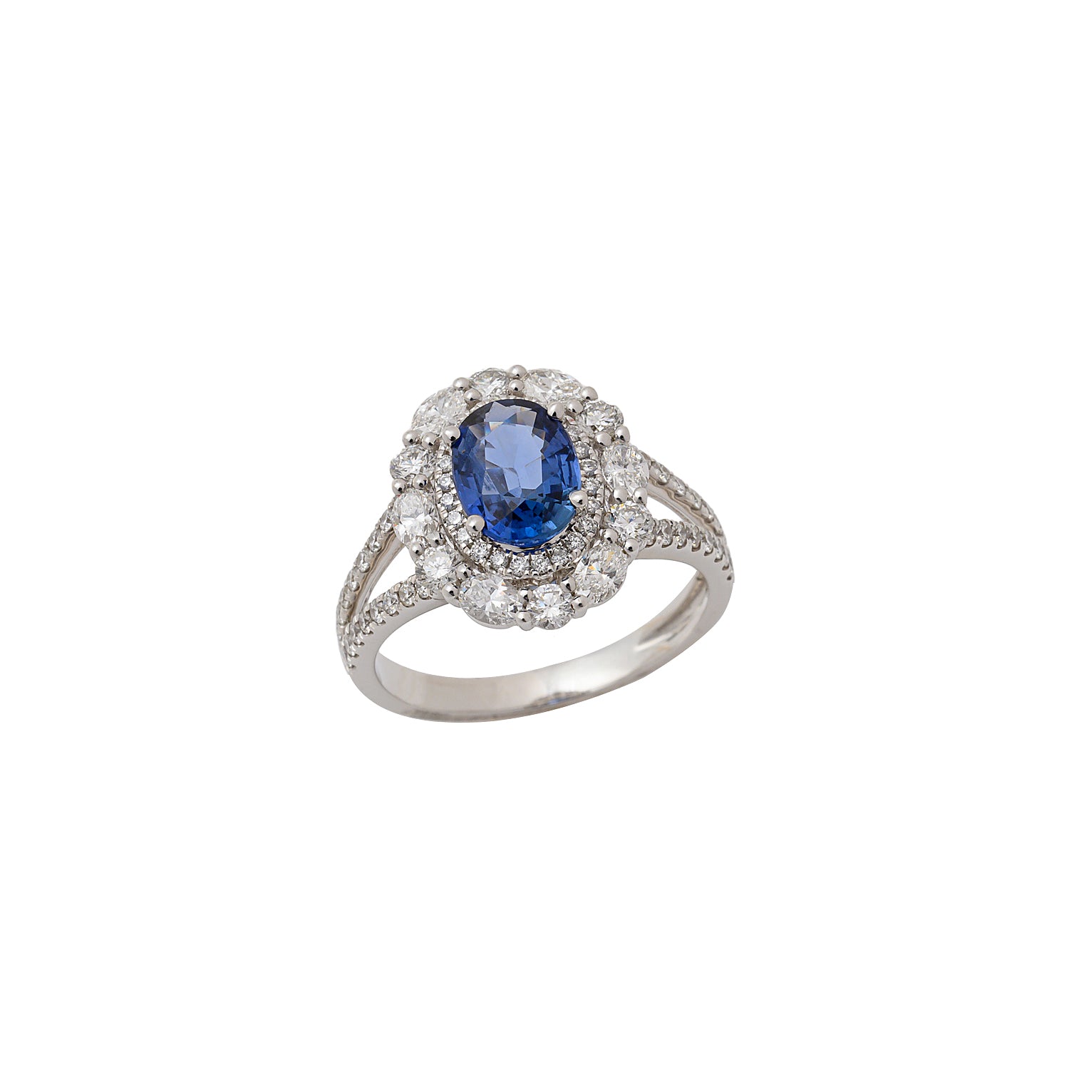 Royal Sapphire diamond ring