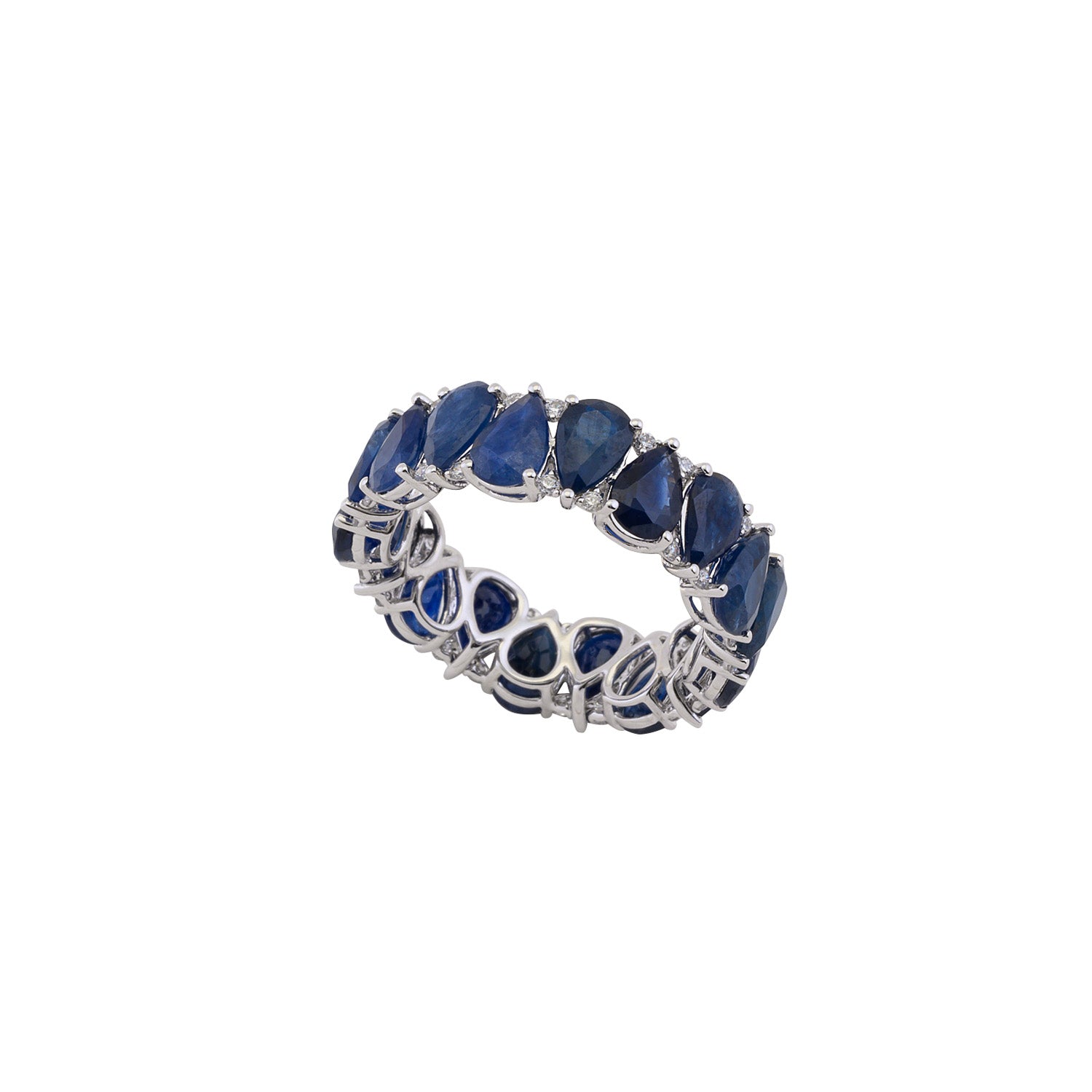 Sapphire and Diamond Eternity Ring