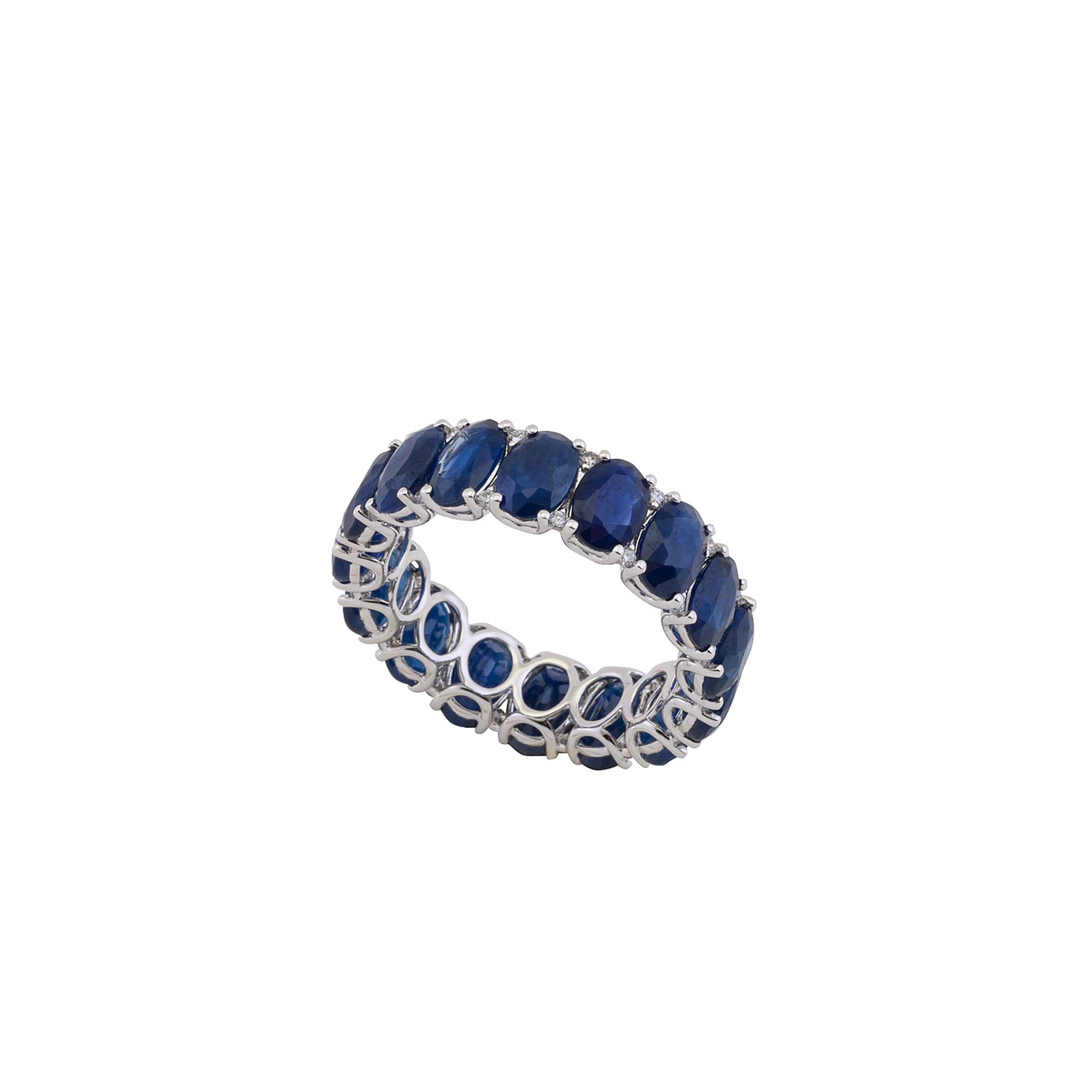 Sapphire and Diamond Eternity Ring